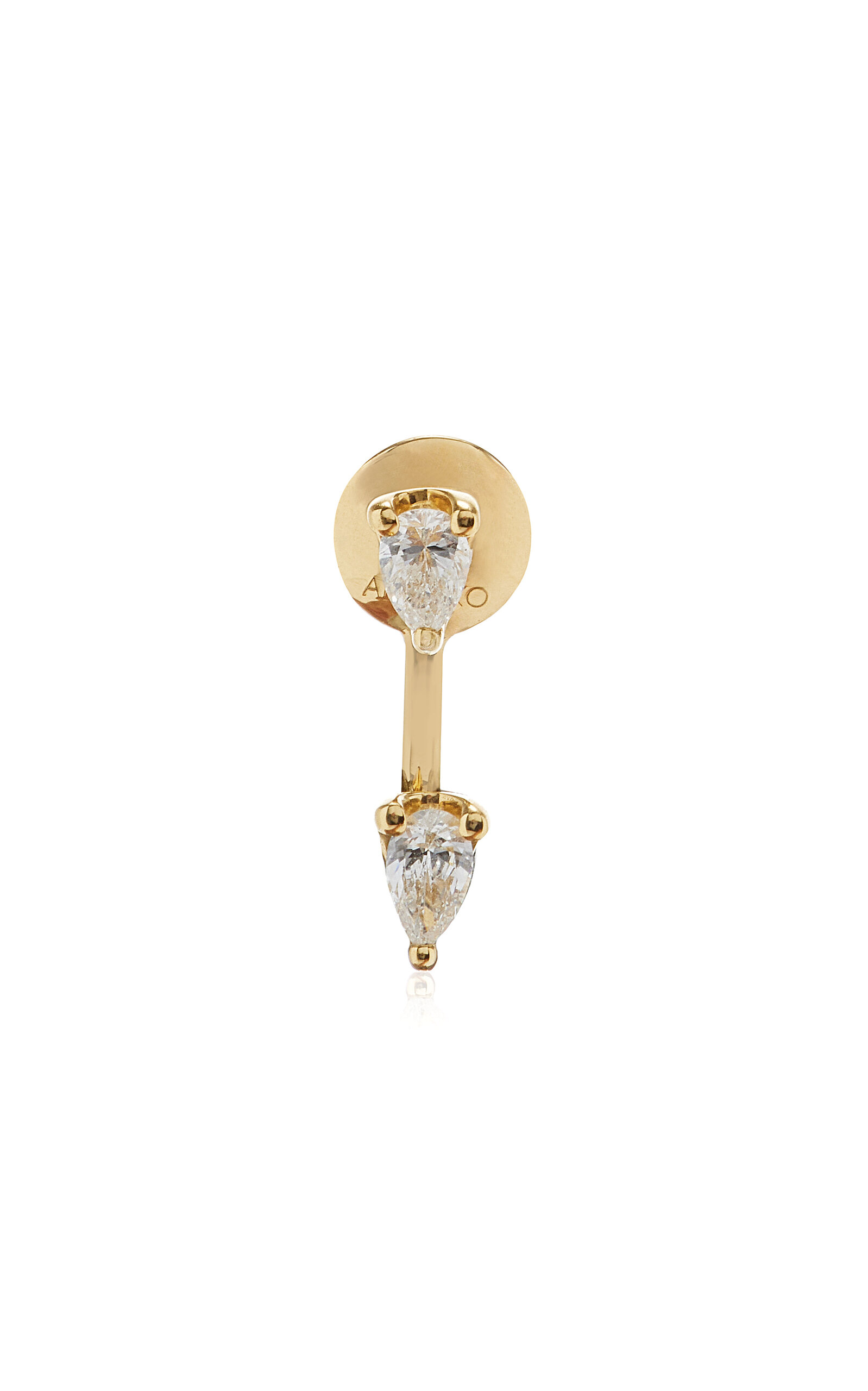 Shop Anita Ko Orbit 18k Yellow Gold Diamond Single Earring