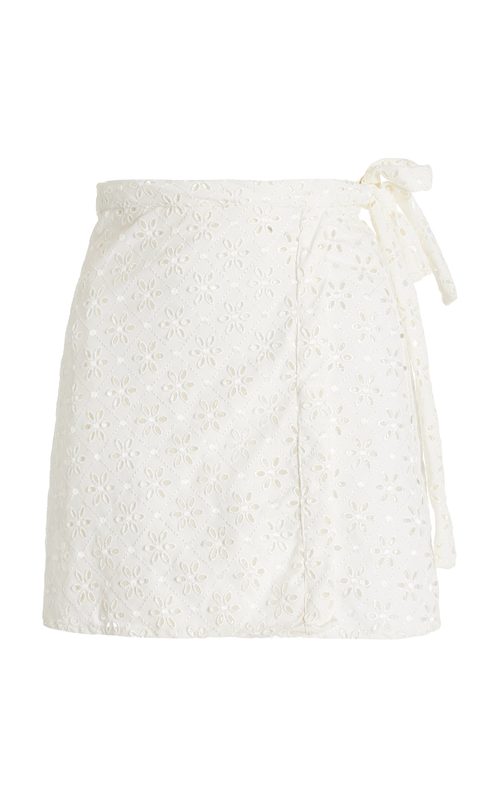 Broderie Anglaise Wrap Skirt