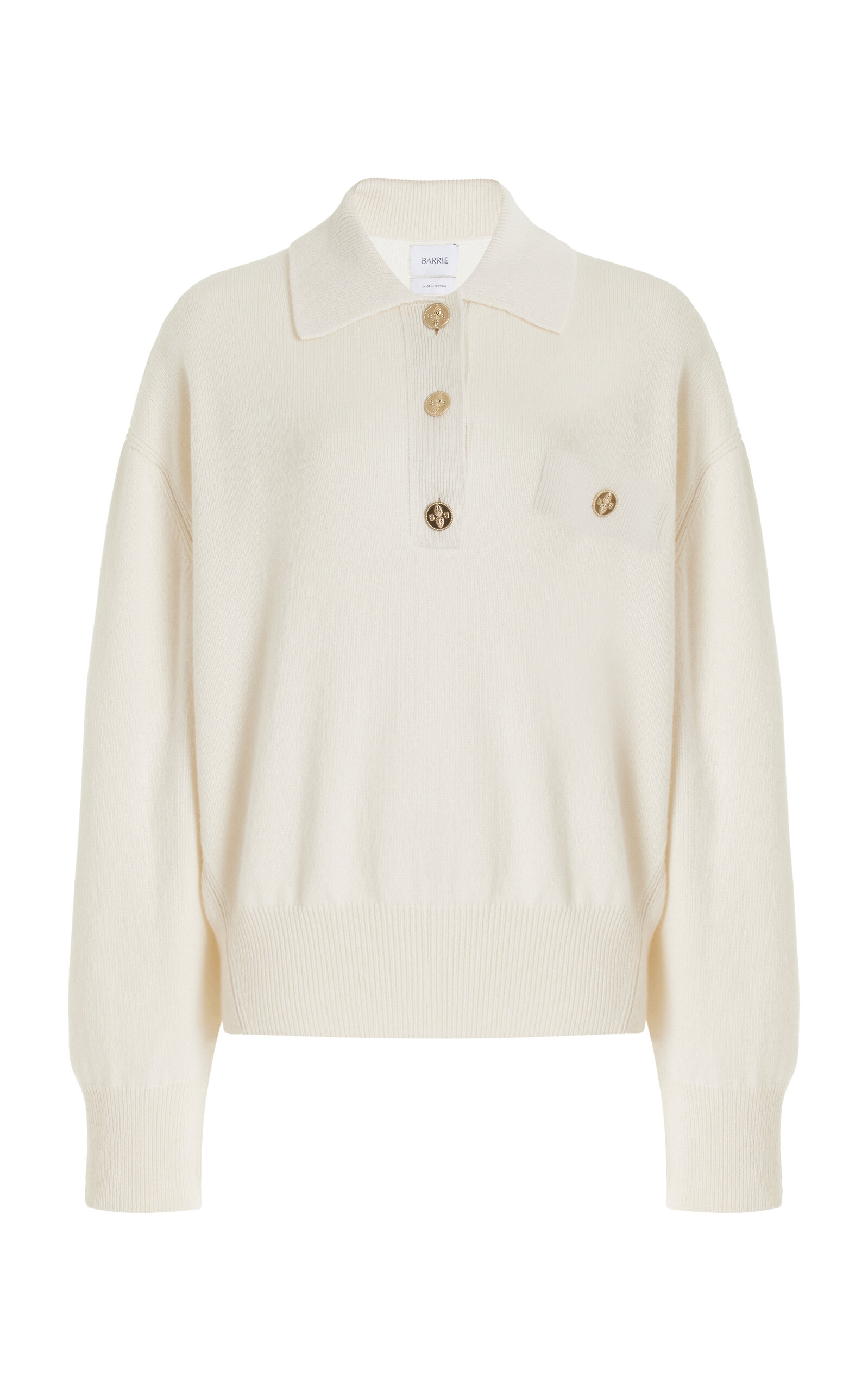 Cashmere Polo Sweater