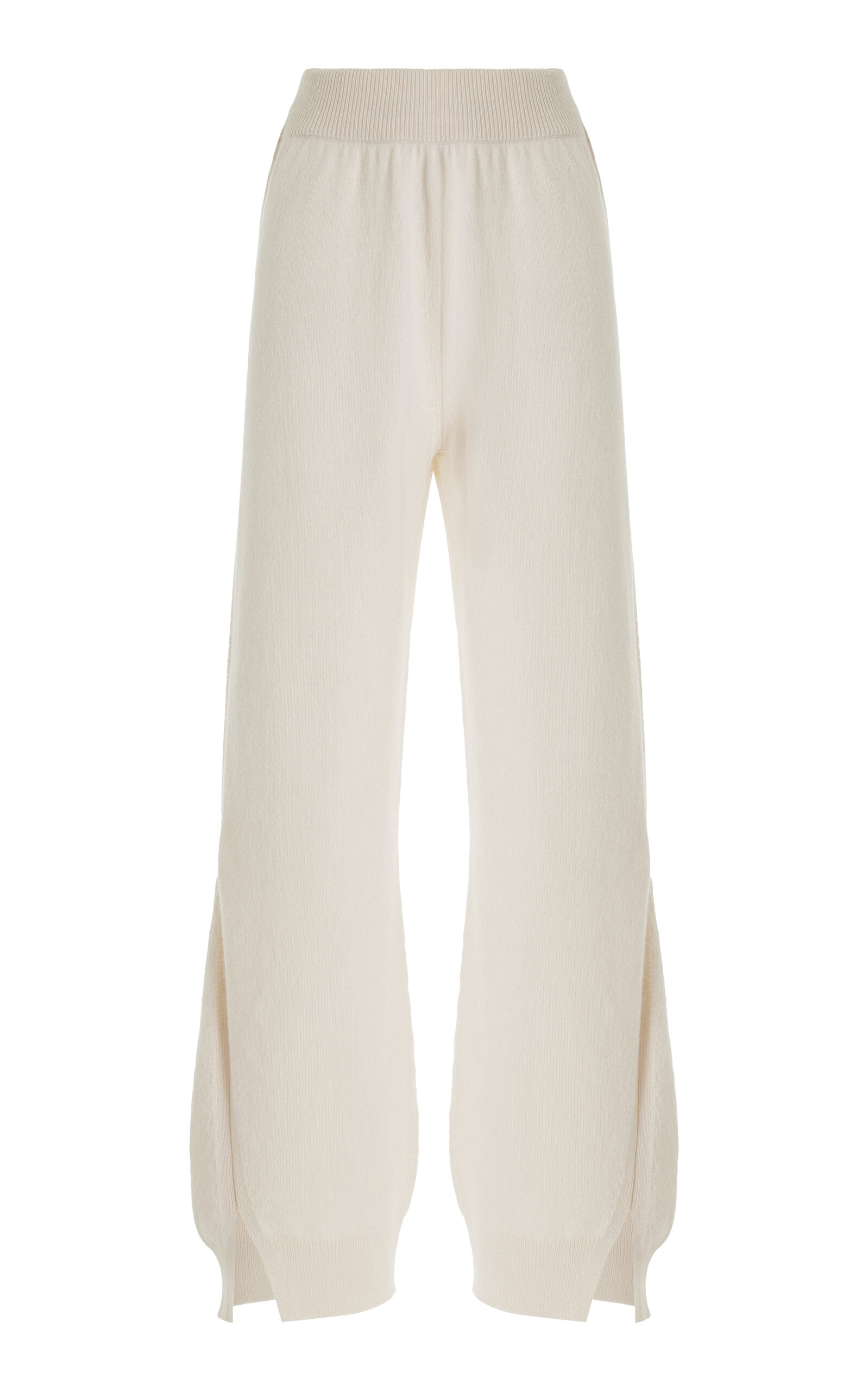 Shop Barrie Cashmere Pants In White