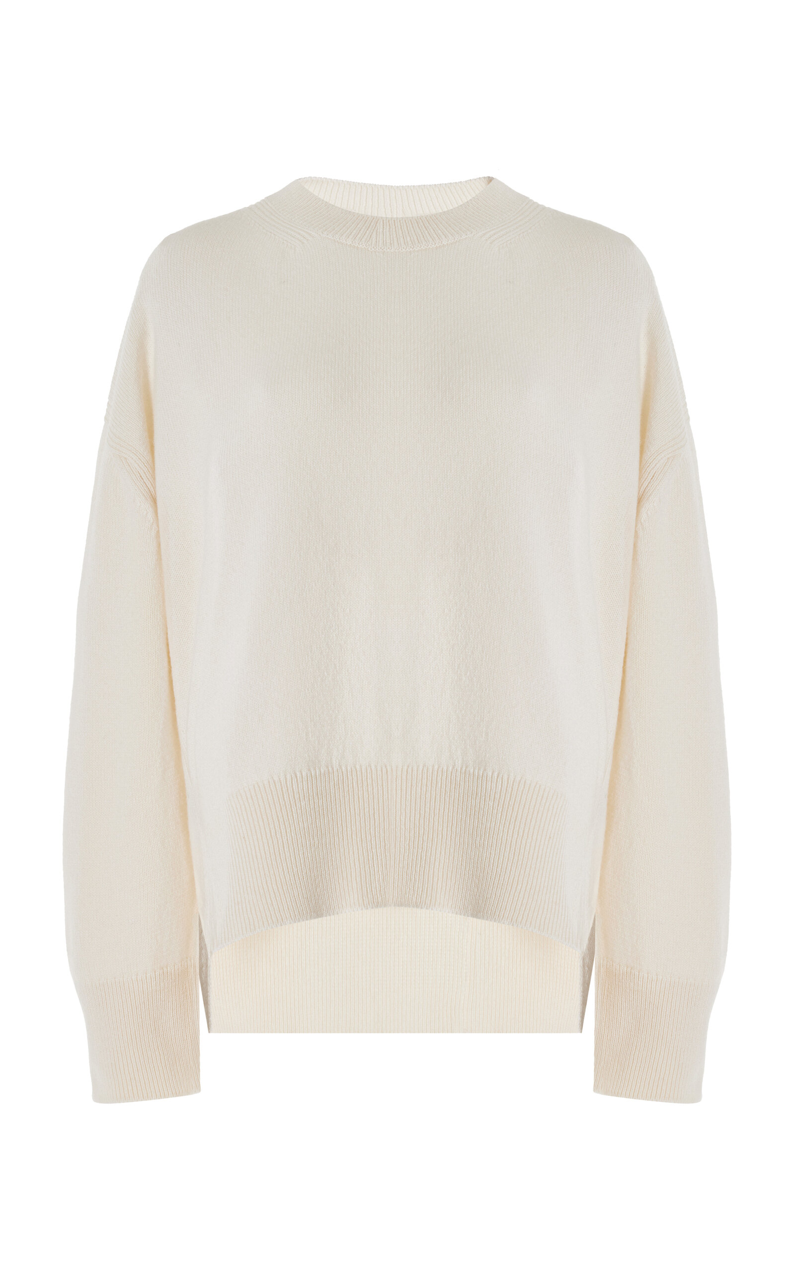 Shop Barrie Cashmere Sweater In White