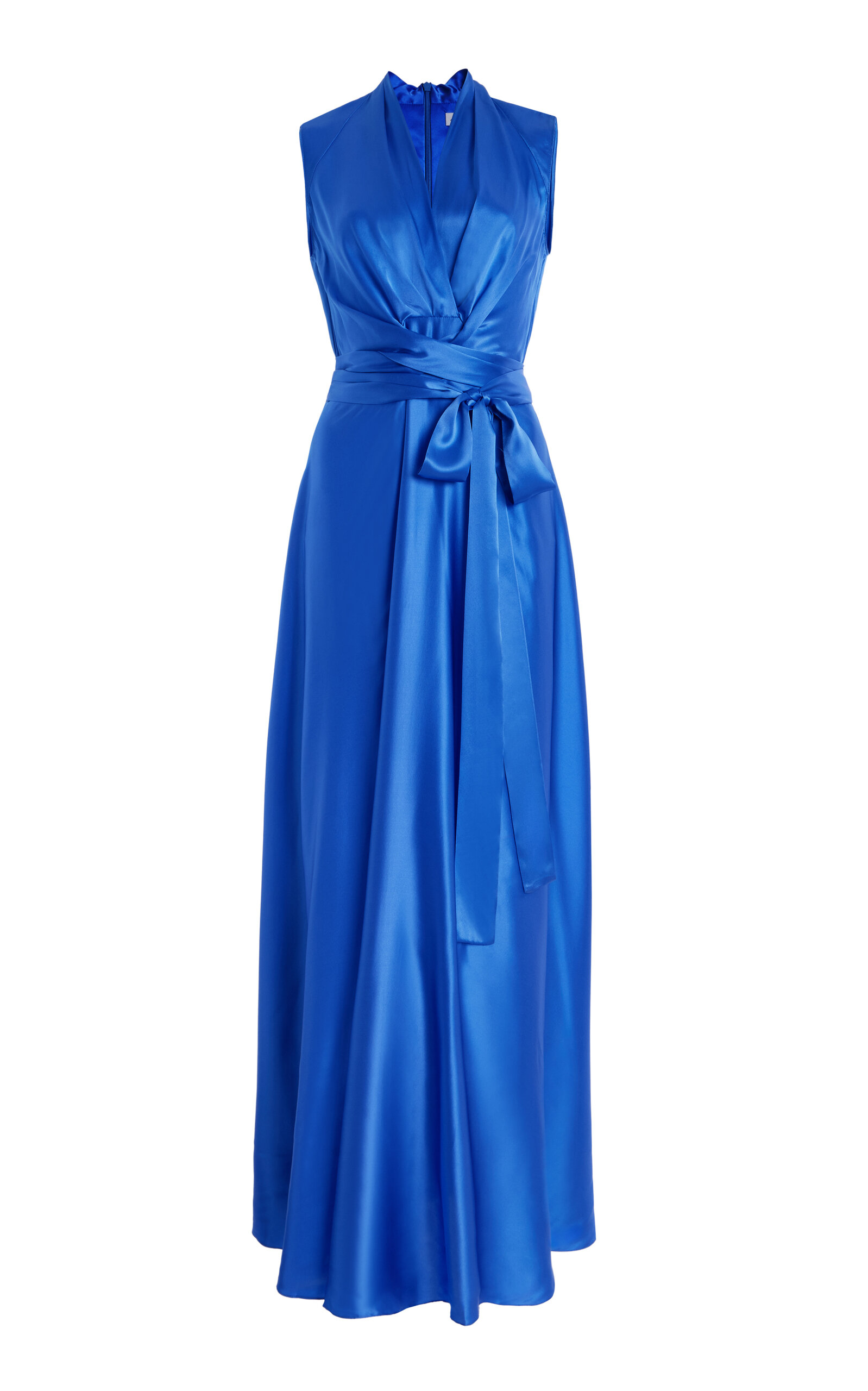 Sadie Silk-Satin Maxi Dress