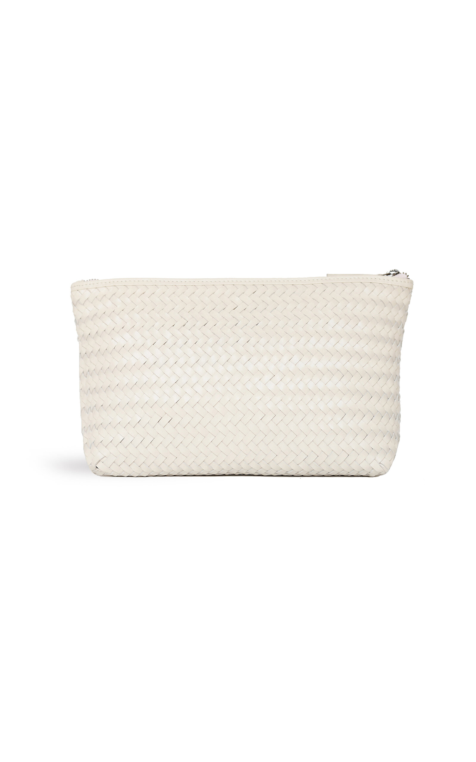 Woven Leather Clutch