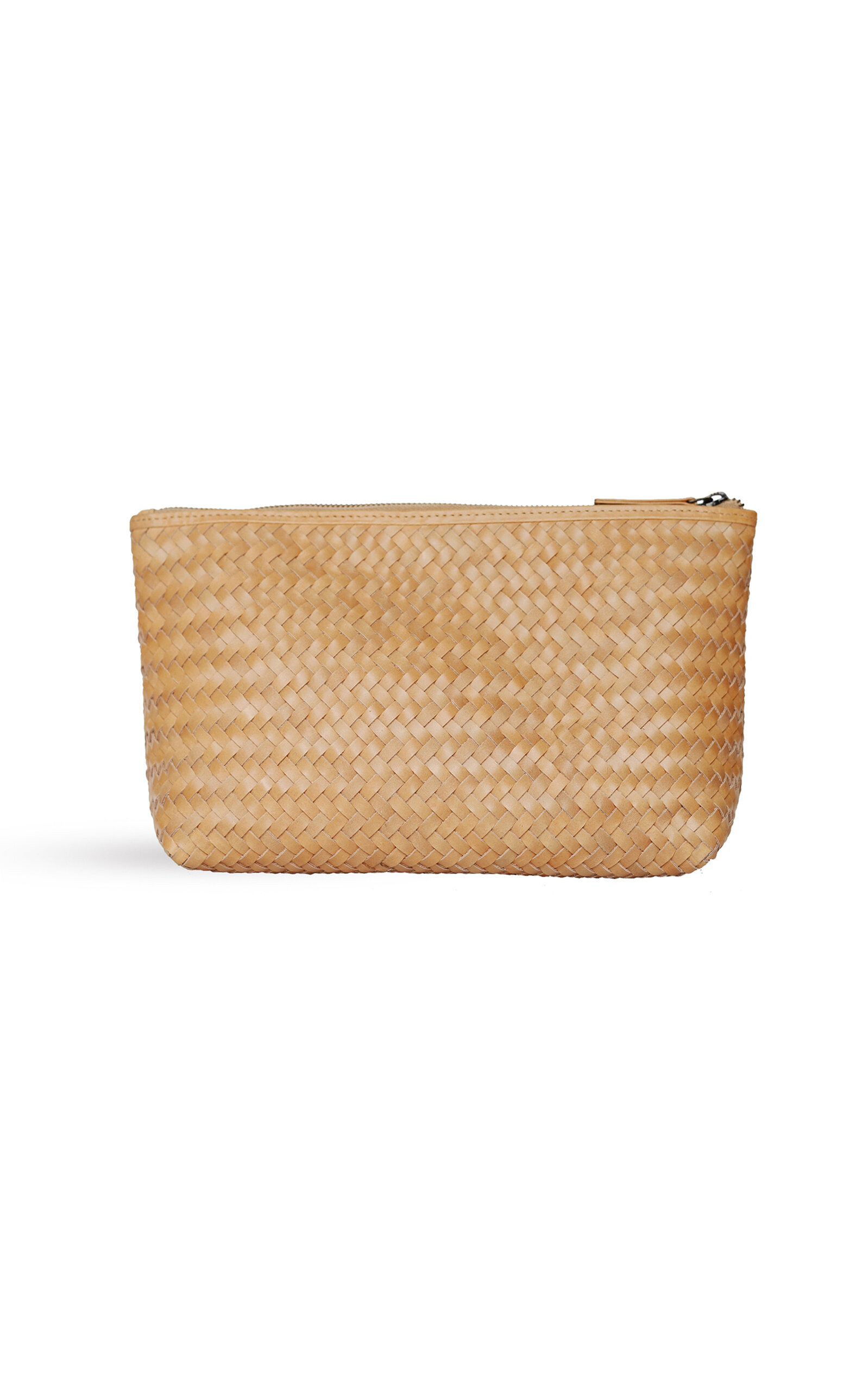 Woven Leather Clutch