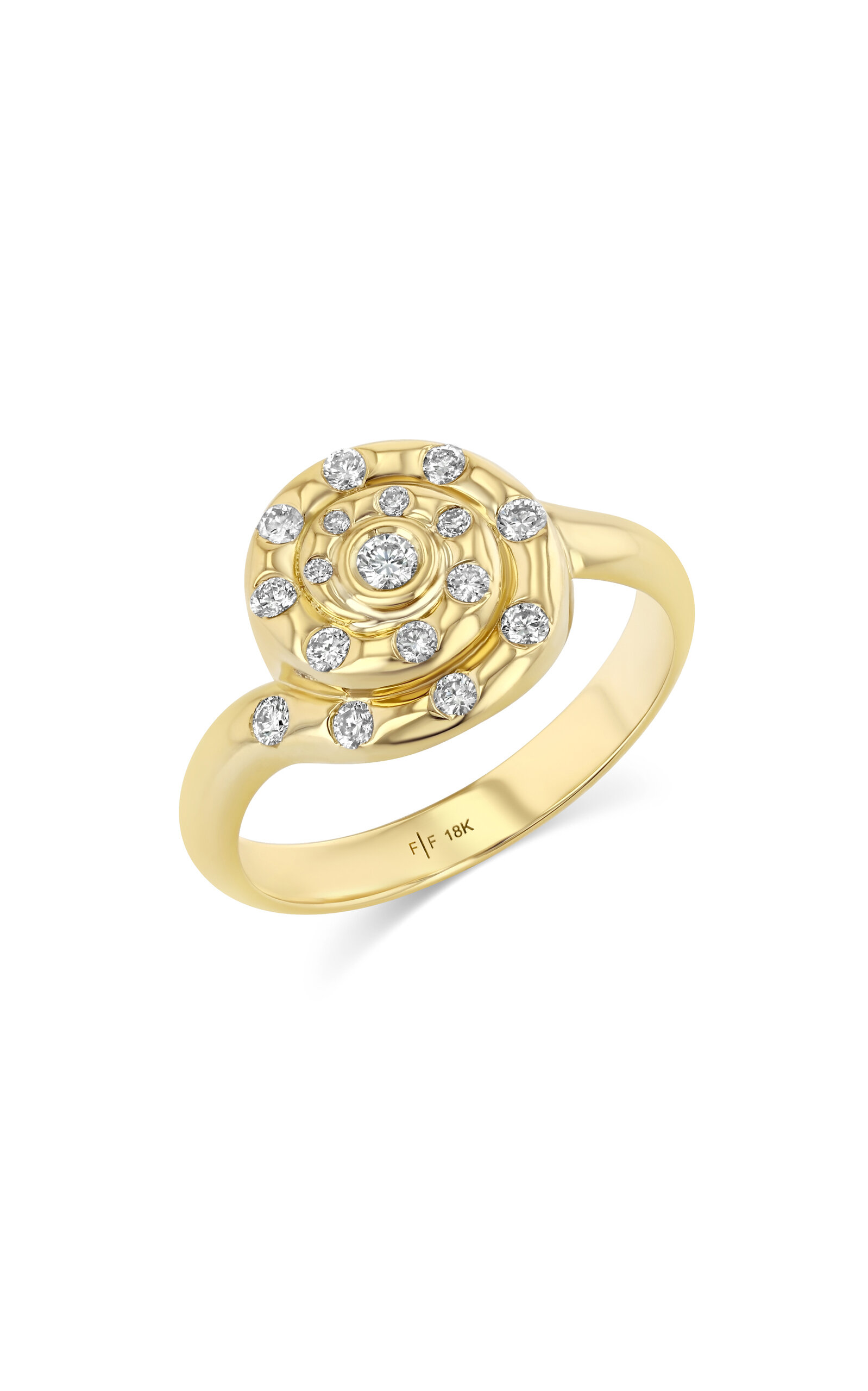 Milky Way 18K Yellow Gold Diamond Ring