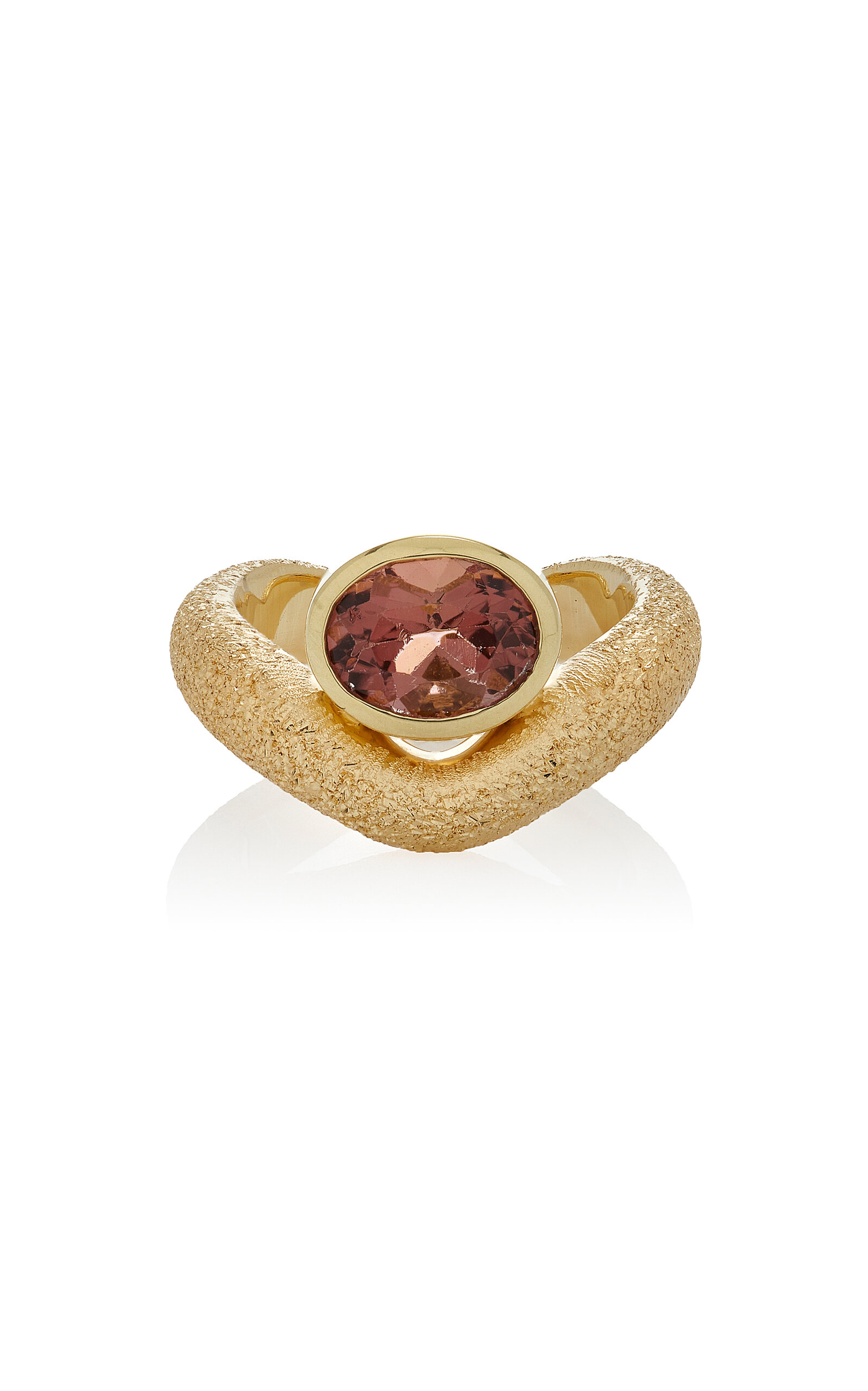 Speed of Light 18K Yellow Gold Tourmaline Ring