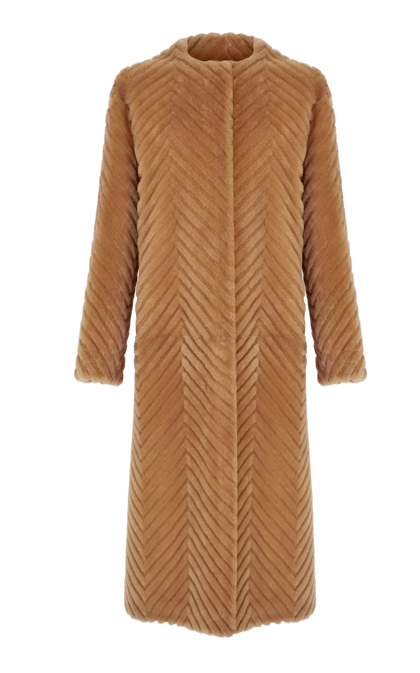 Zeynep Arçay Lasercut Shearling Coat