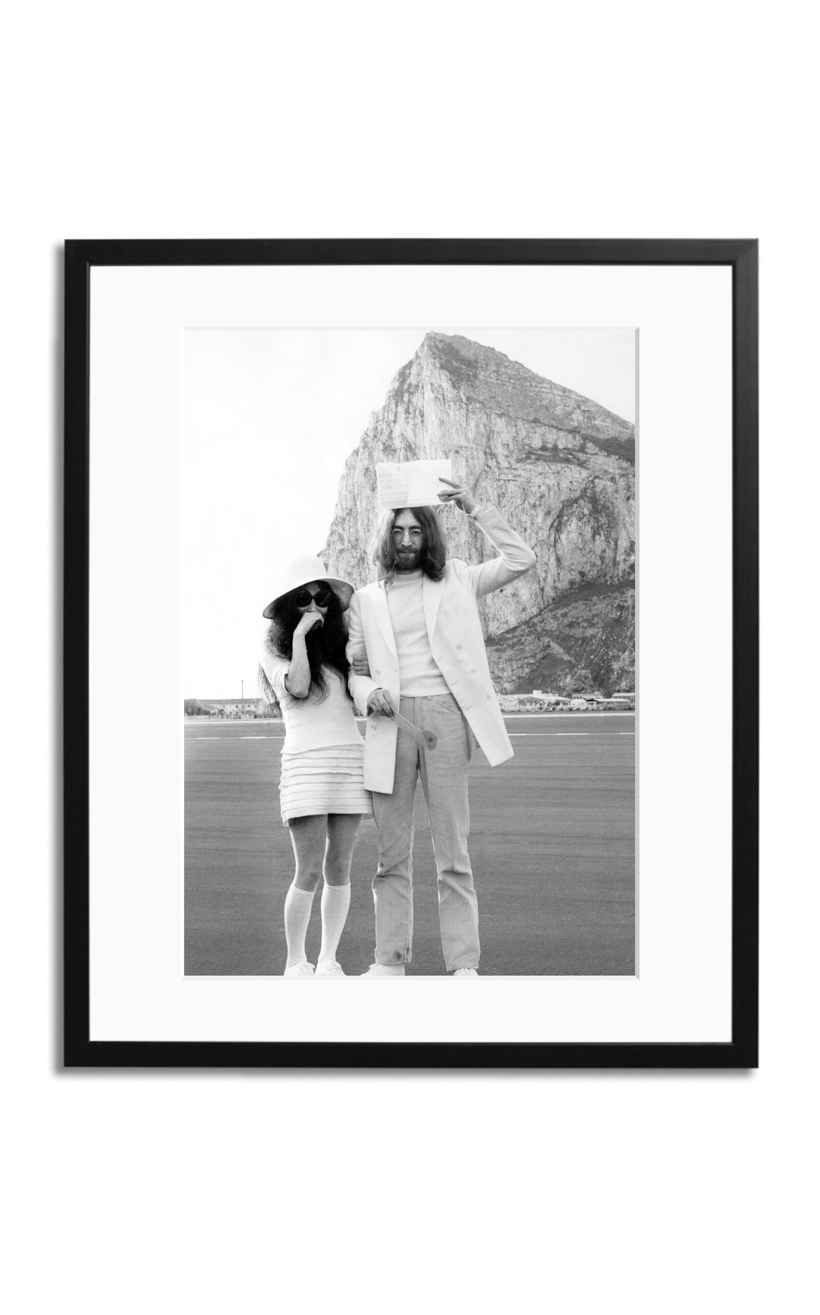 Shop Sonic Editions Mr And Mrs Lennon Photography Print In Multi