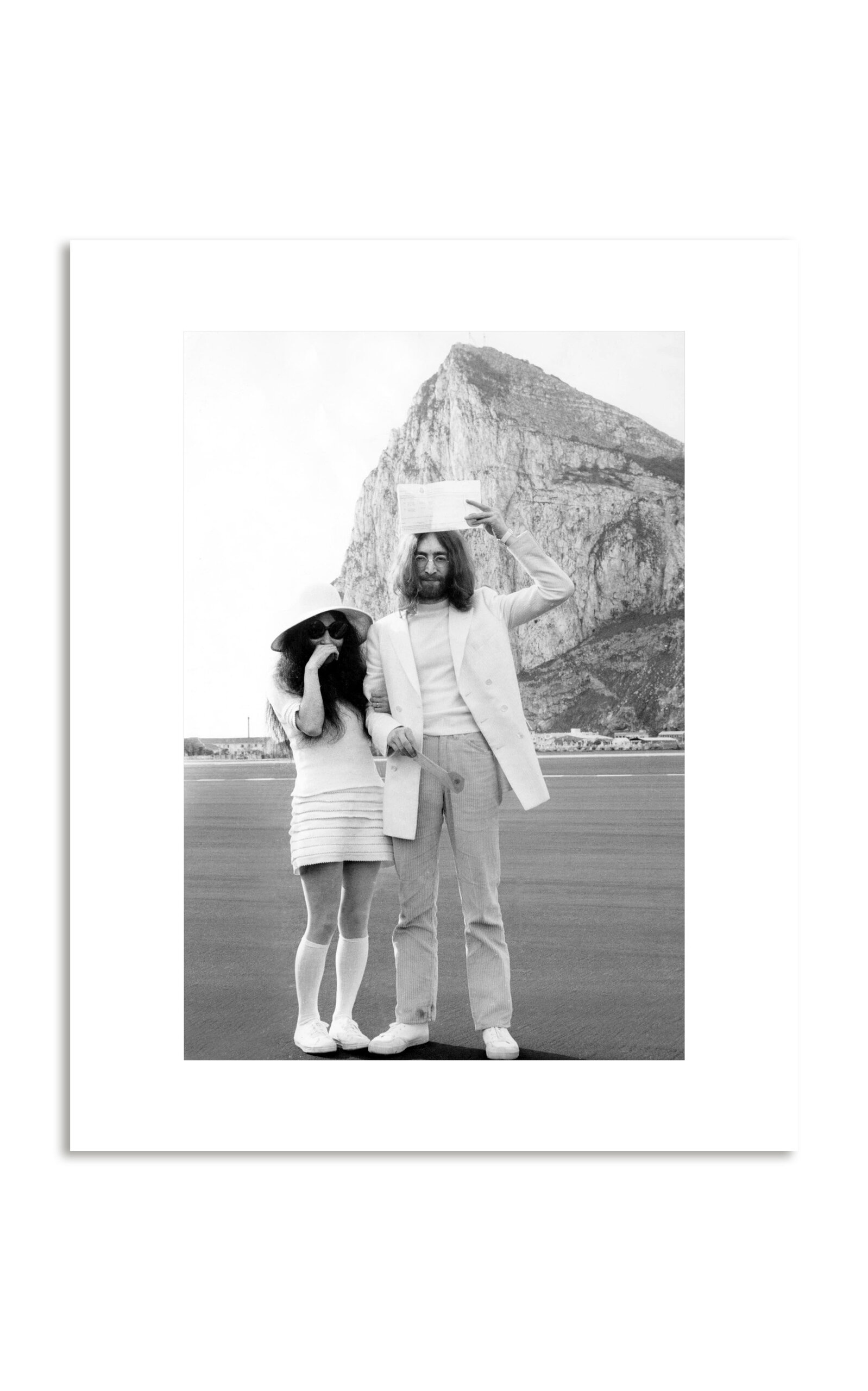 Shop Sonic Editions Mr And Mrs Lennon Photography Print In White