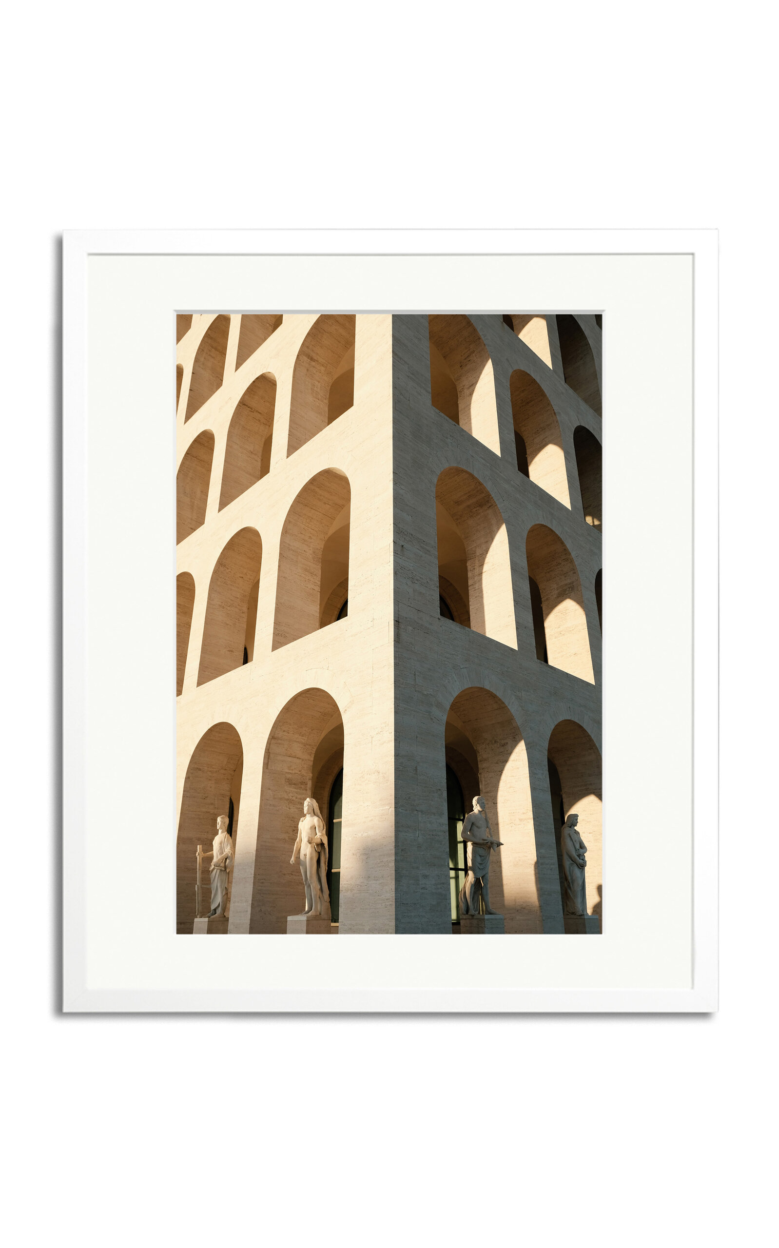 Shop Sonic Editions Facade Of Fendi Photography Print In White