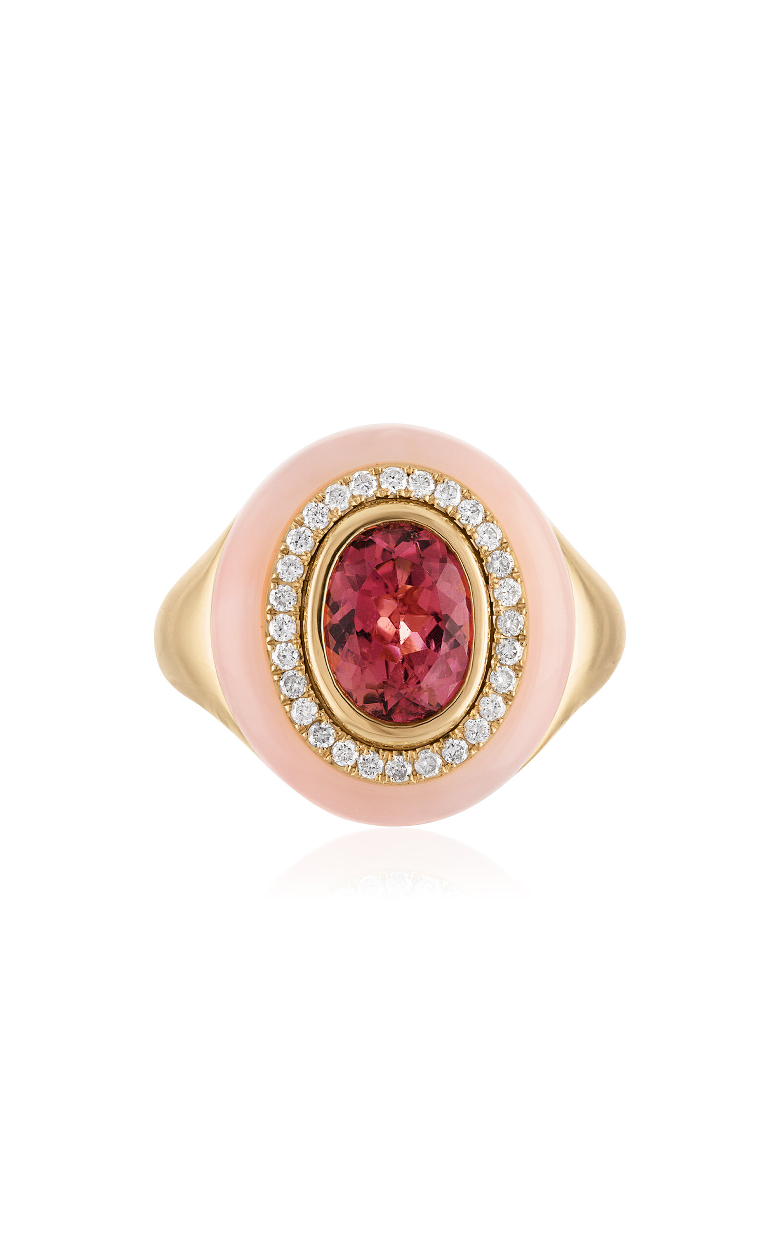 Wisdom 14K Yellow Gold Tourmaline Ring