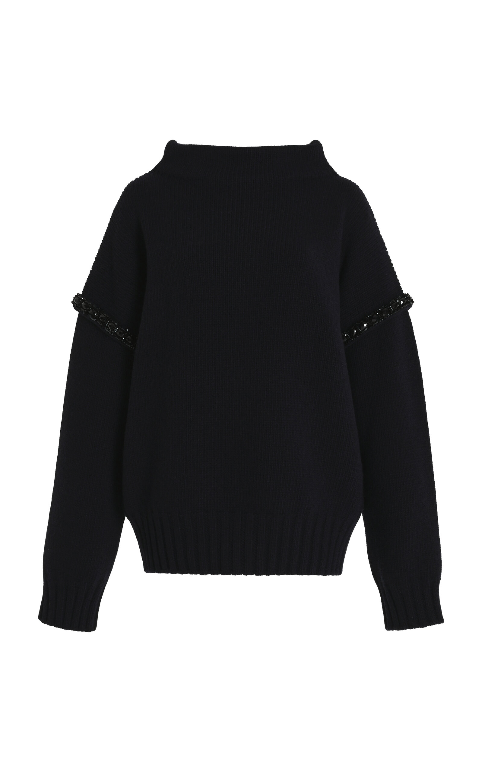 Shop Max Mara Gene Wool Sweater In Navy