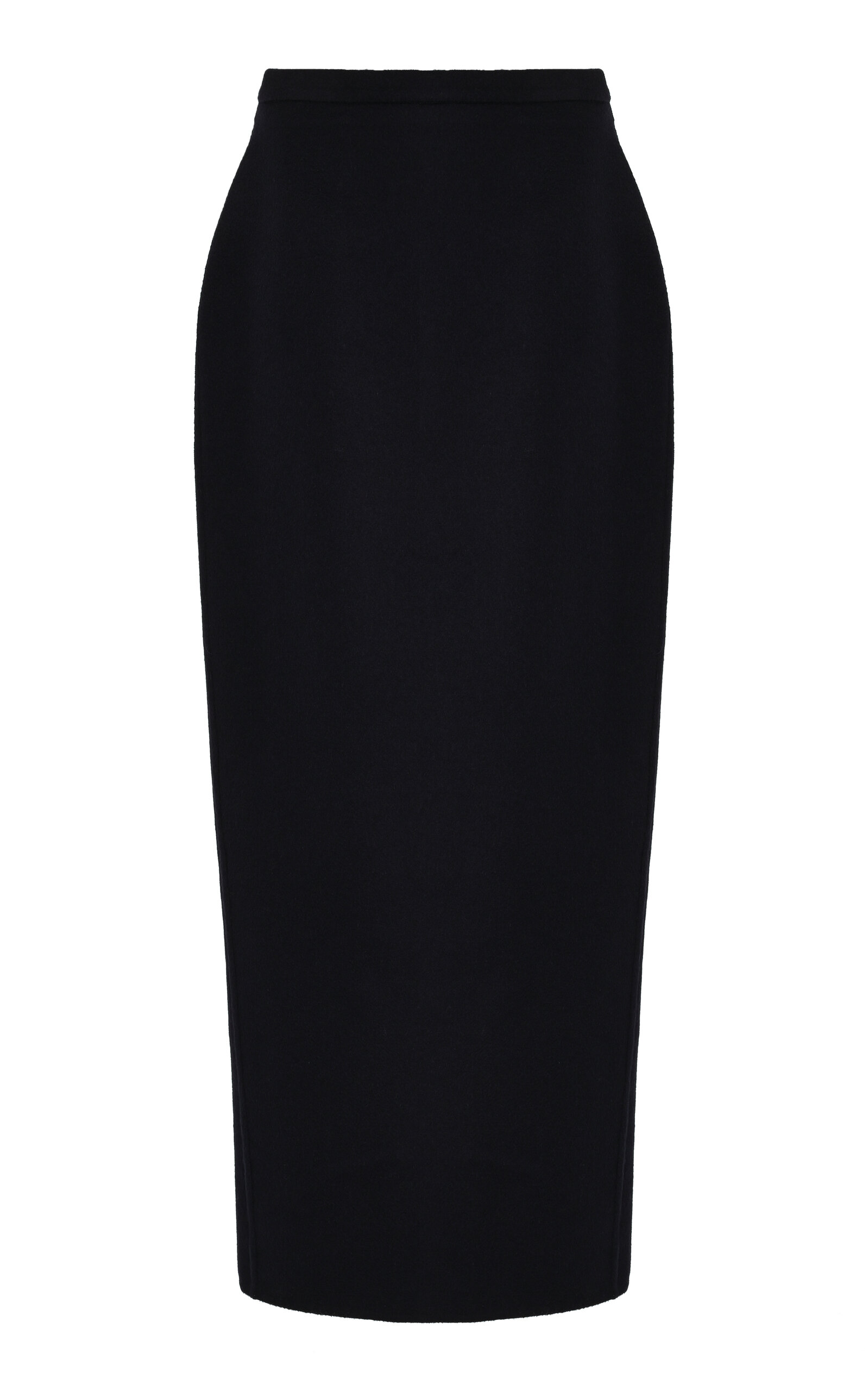 Shop Max Mara Palo Camelwool Skirt In Navy