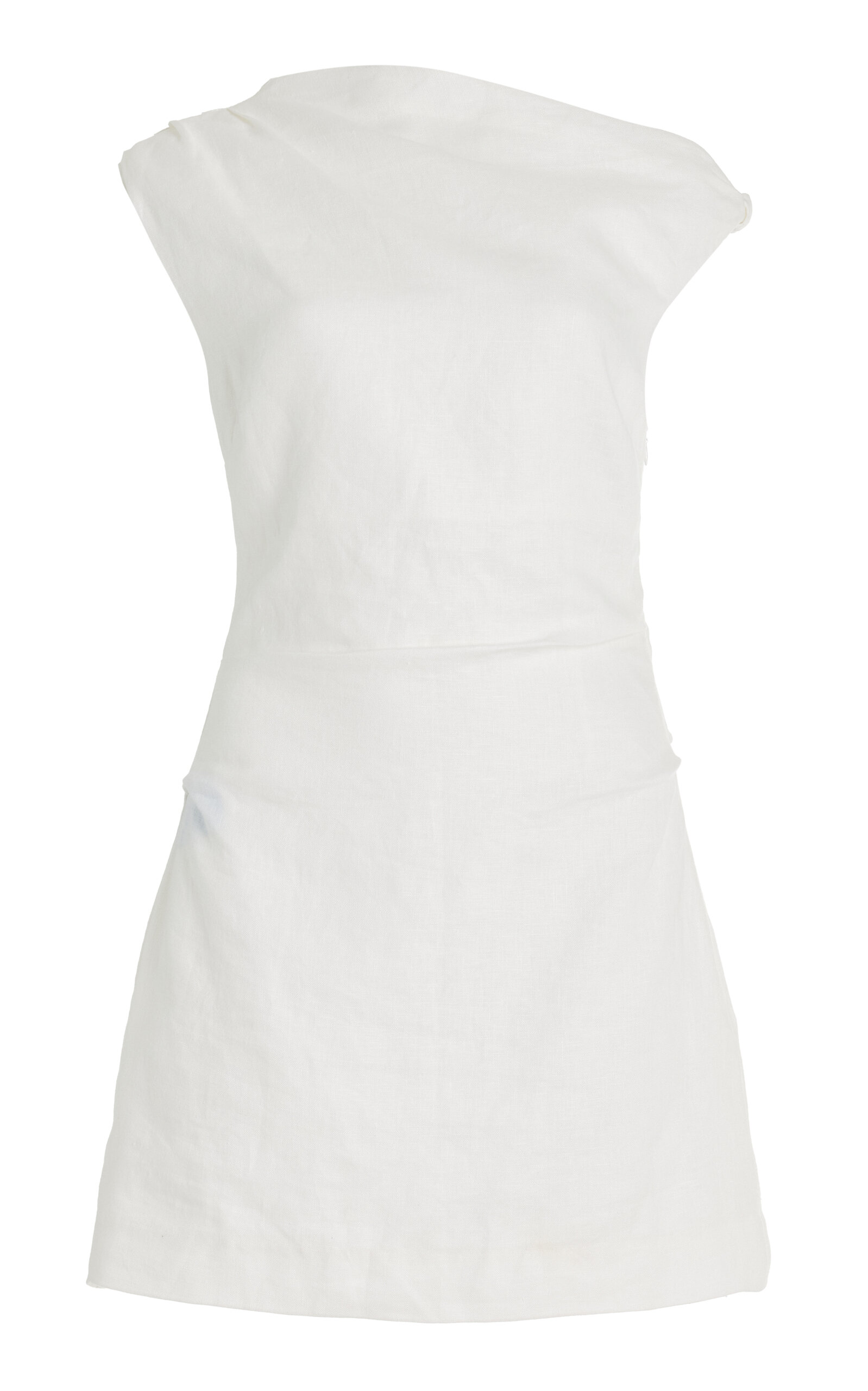 Shop Sir Tamara Linen Mini Dress In Ivory