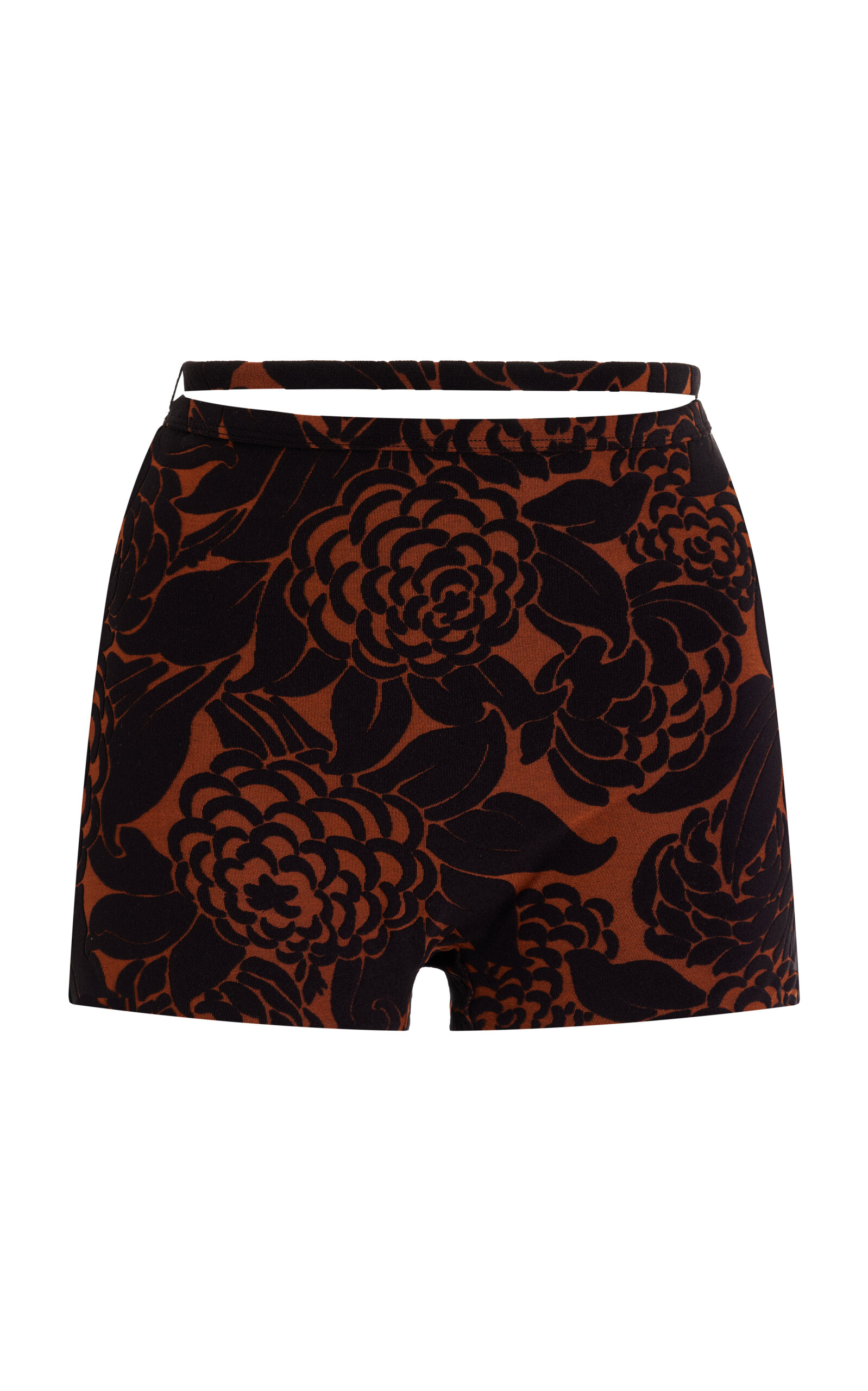 Shop Sir Dawn Printed Swim Shorts In Black