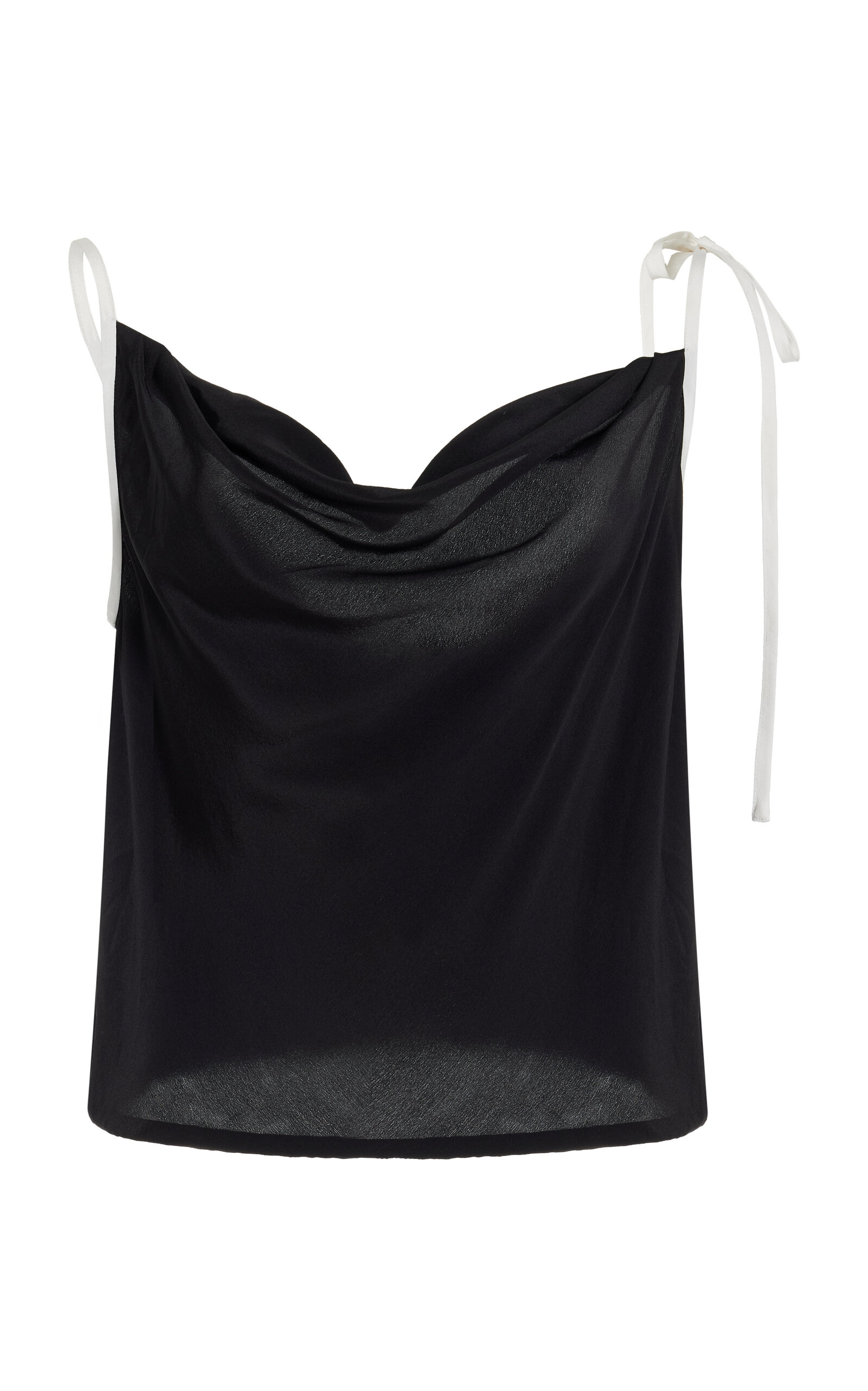 Shop Sir Adrienne Silk Top In Black