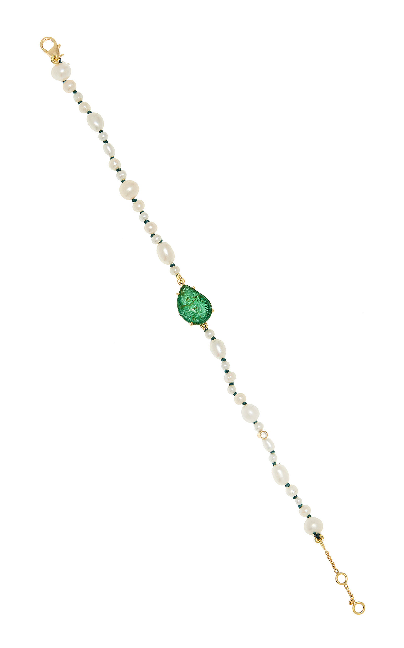 Muna 18K Yellow Gold Multi-Stone Bracelet