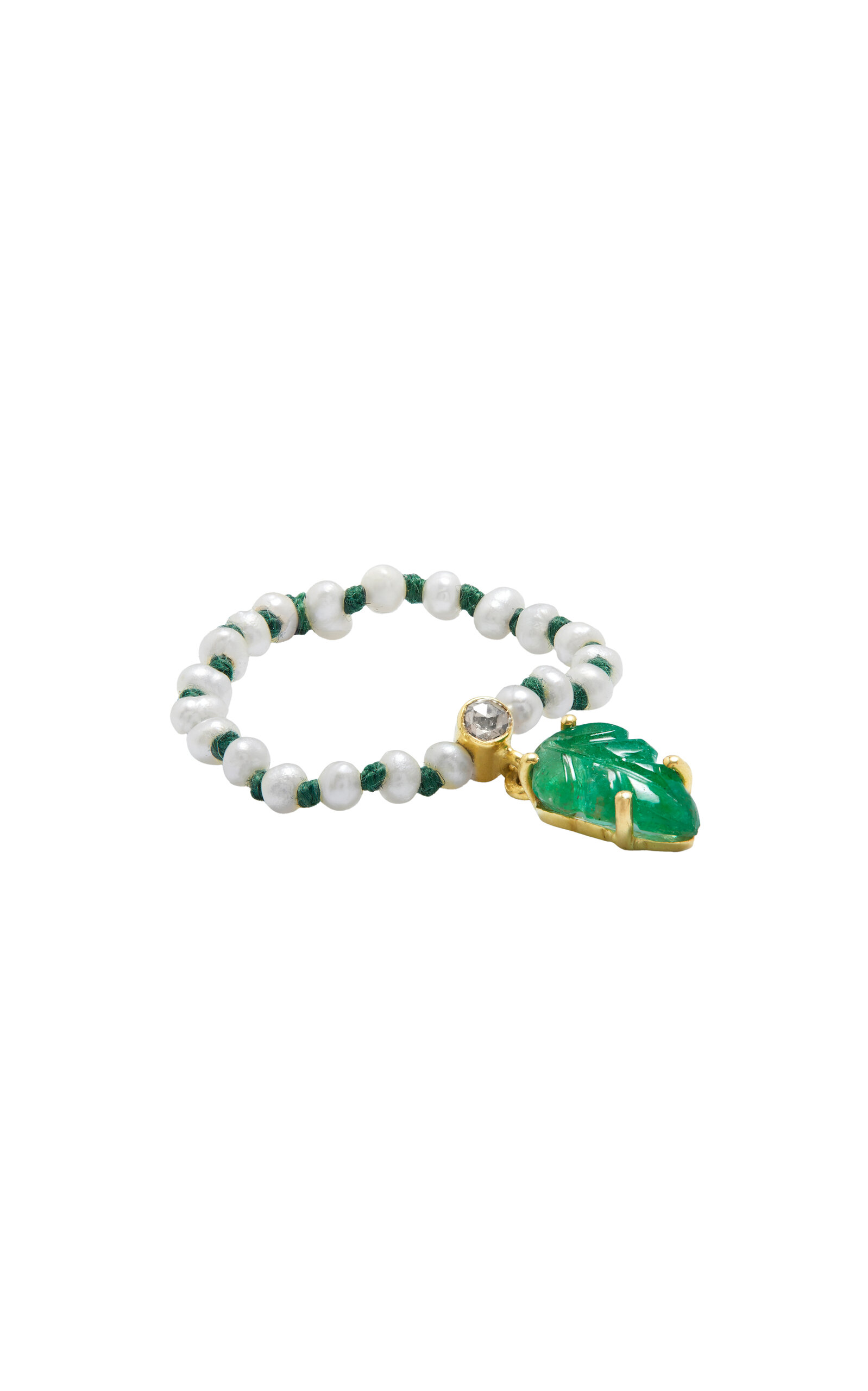 Muna 18K Yellow Gold Emerald Ring