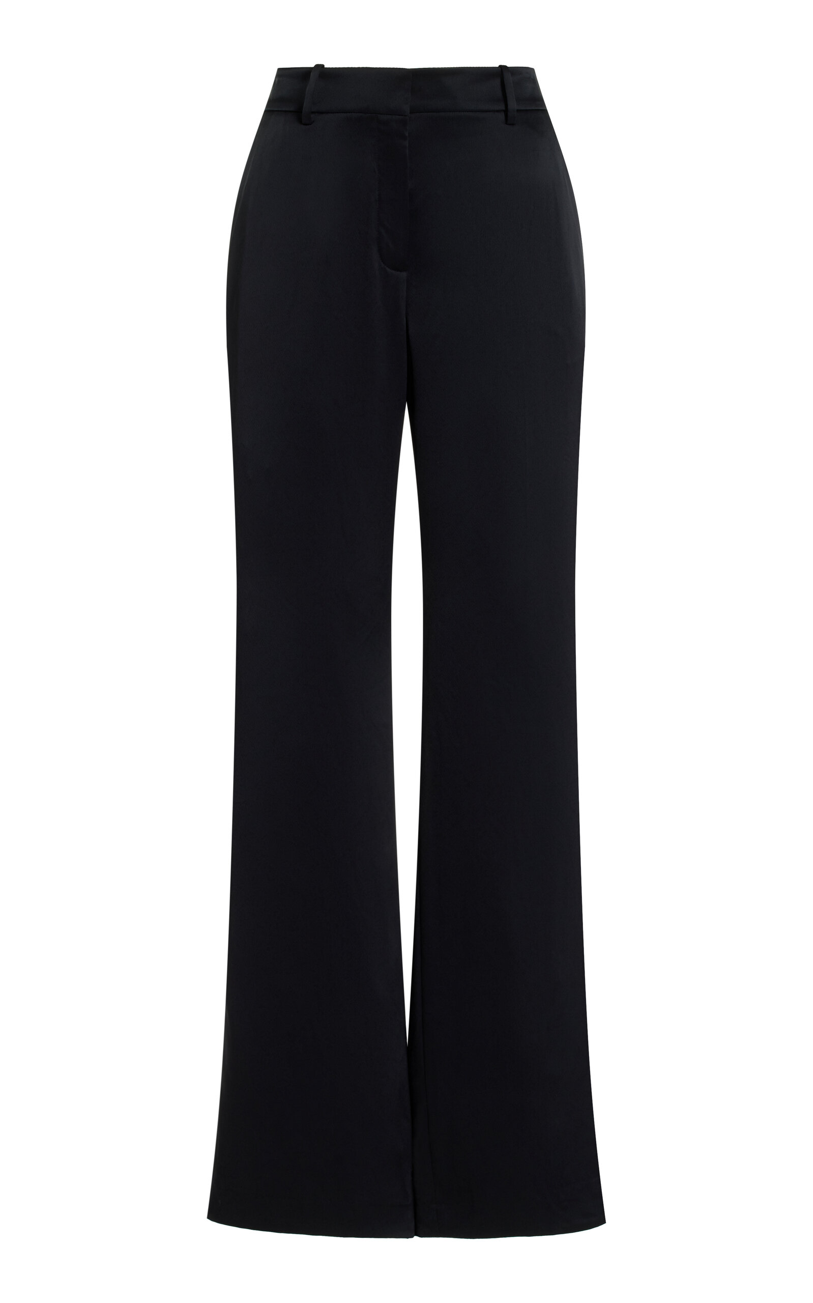 Sullivan Satin Straight-Leg Pants