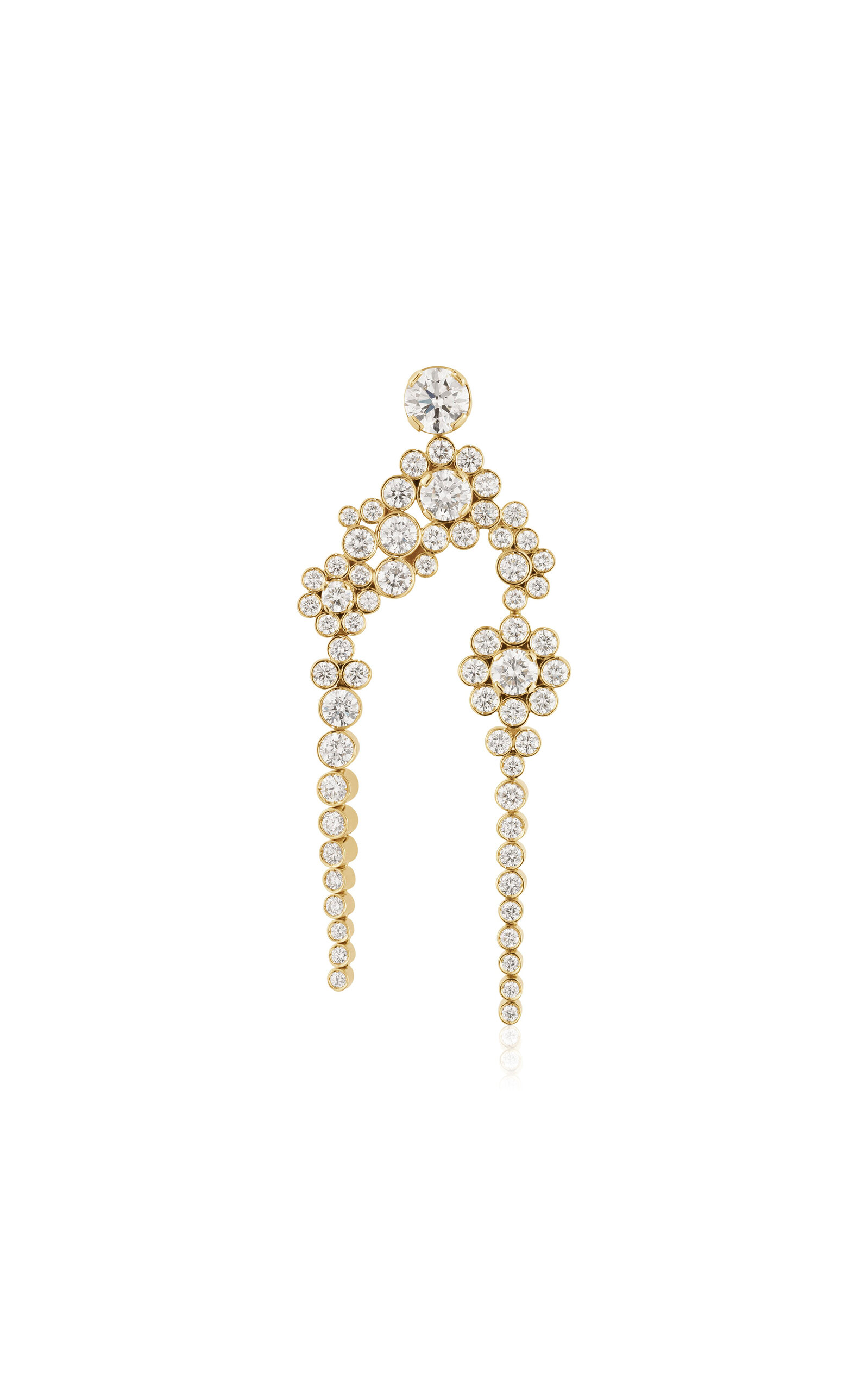 Fontaine 18K Yellow Gold Diamond Single Earring