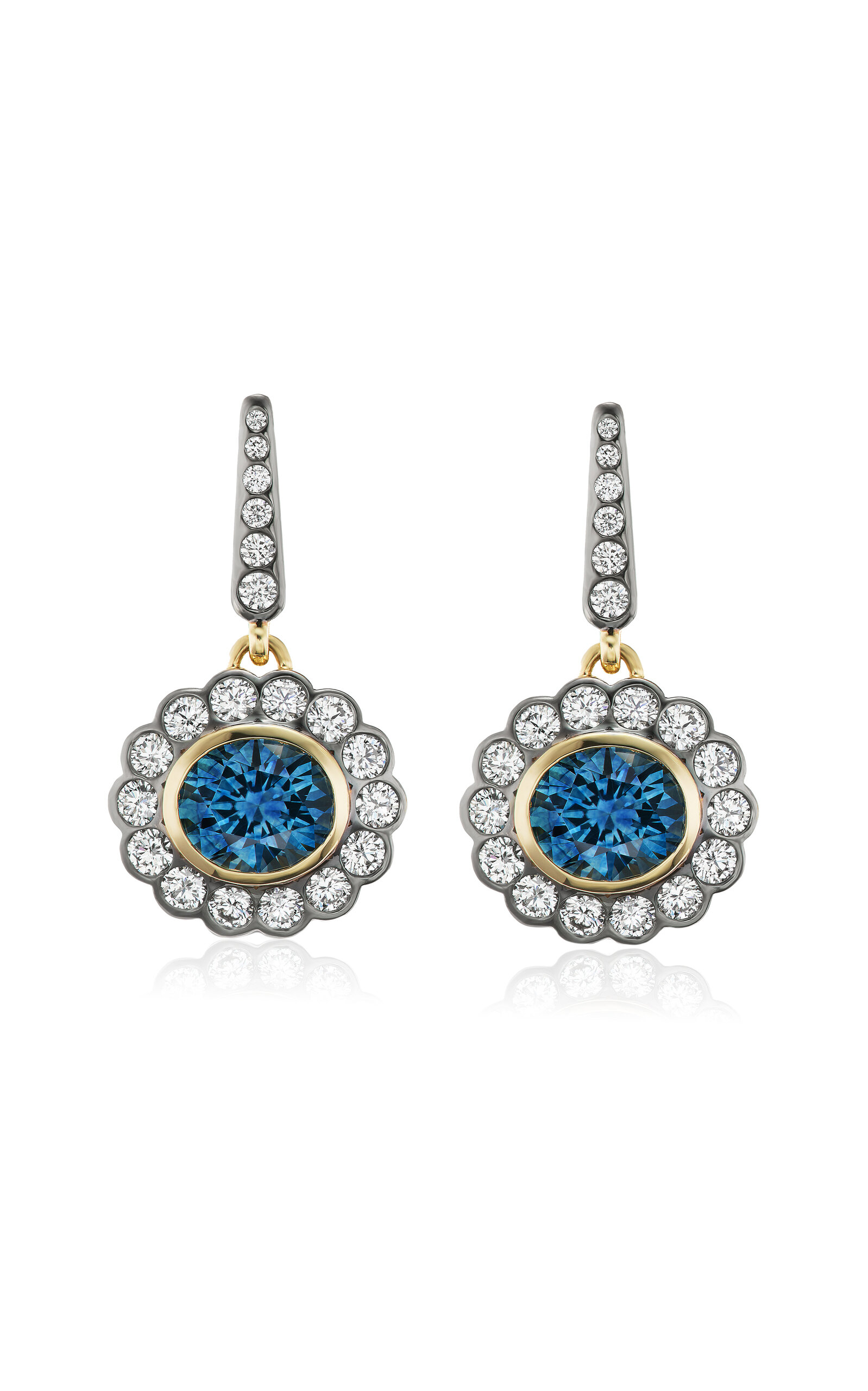 MARLO LAZ MONTANA SAPPHIRE ALEXANDRA EARRINGS 