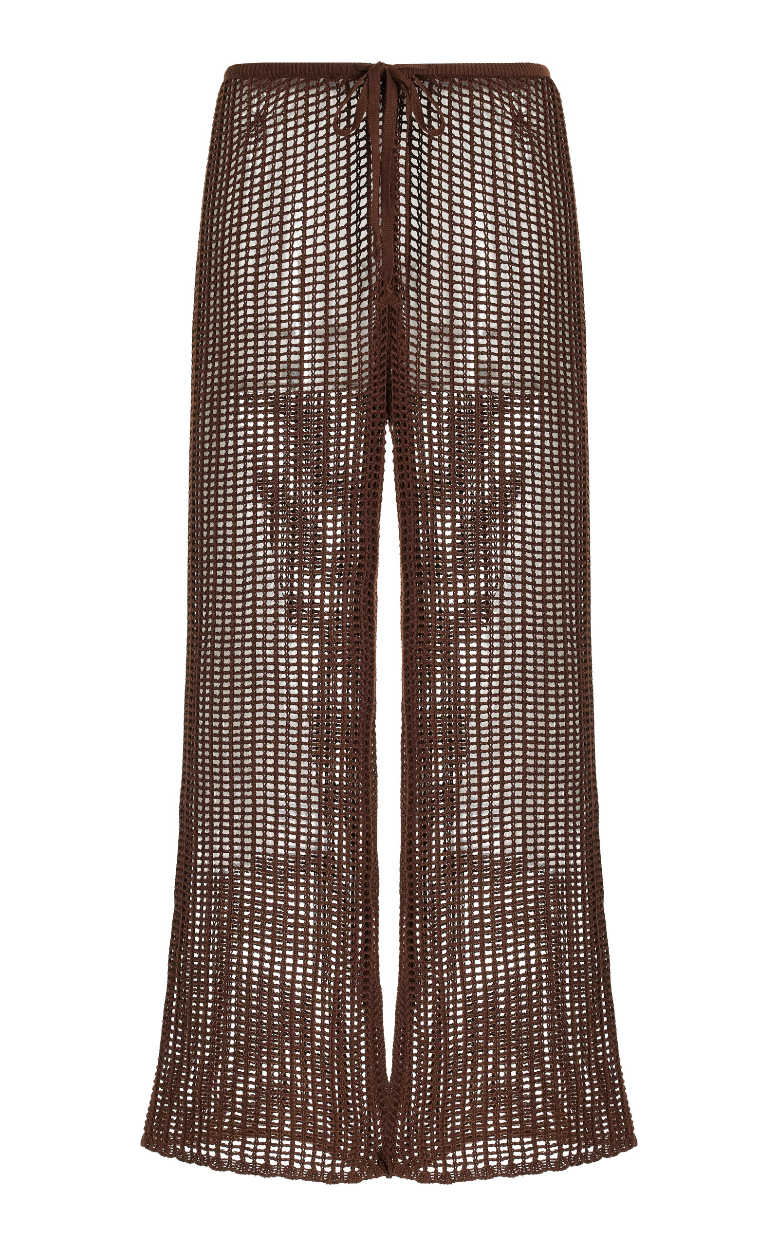 Shop Haight Rebeca Knit Pants In Brown