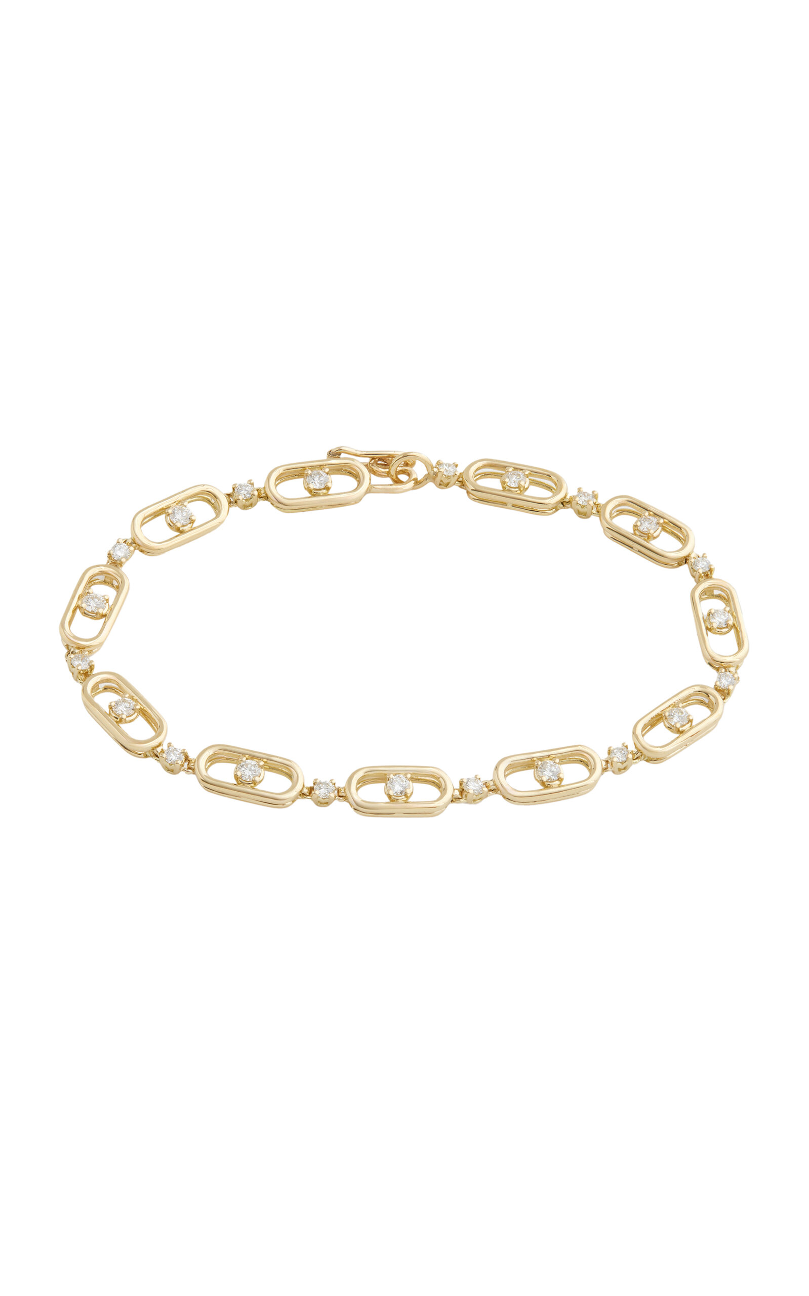 Shop Jamie Wolf 18k Yellow Gold Diamond Bracelet