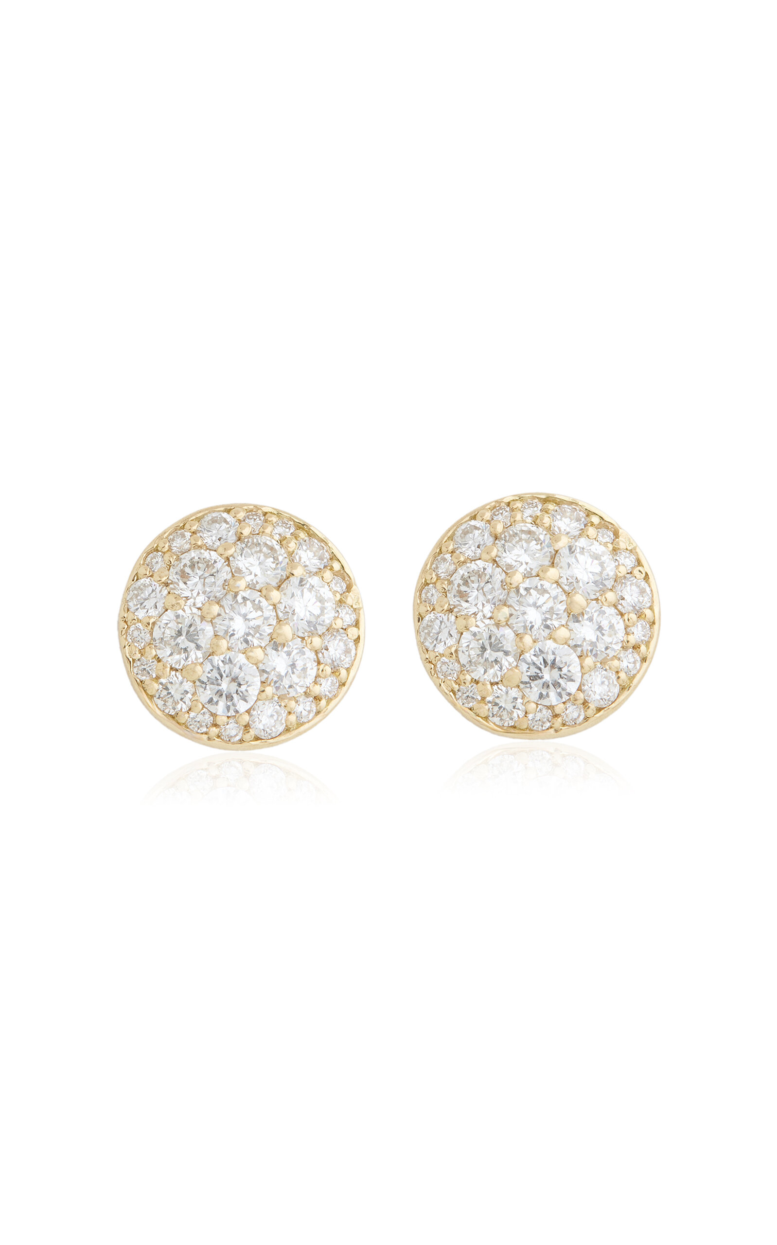 JAMIE WOLF 18K YELLOW GOLD DIAMOND STUD EARRINGS 