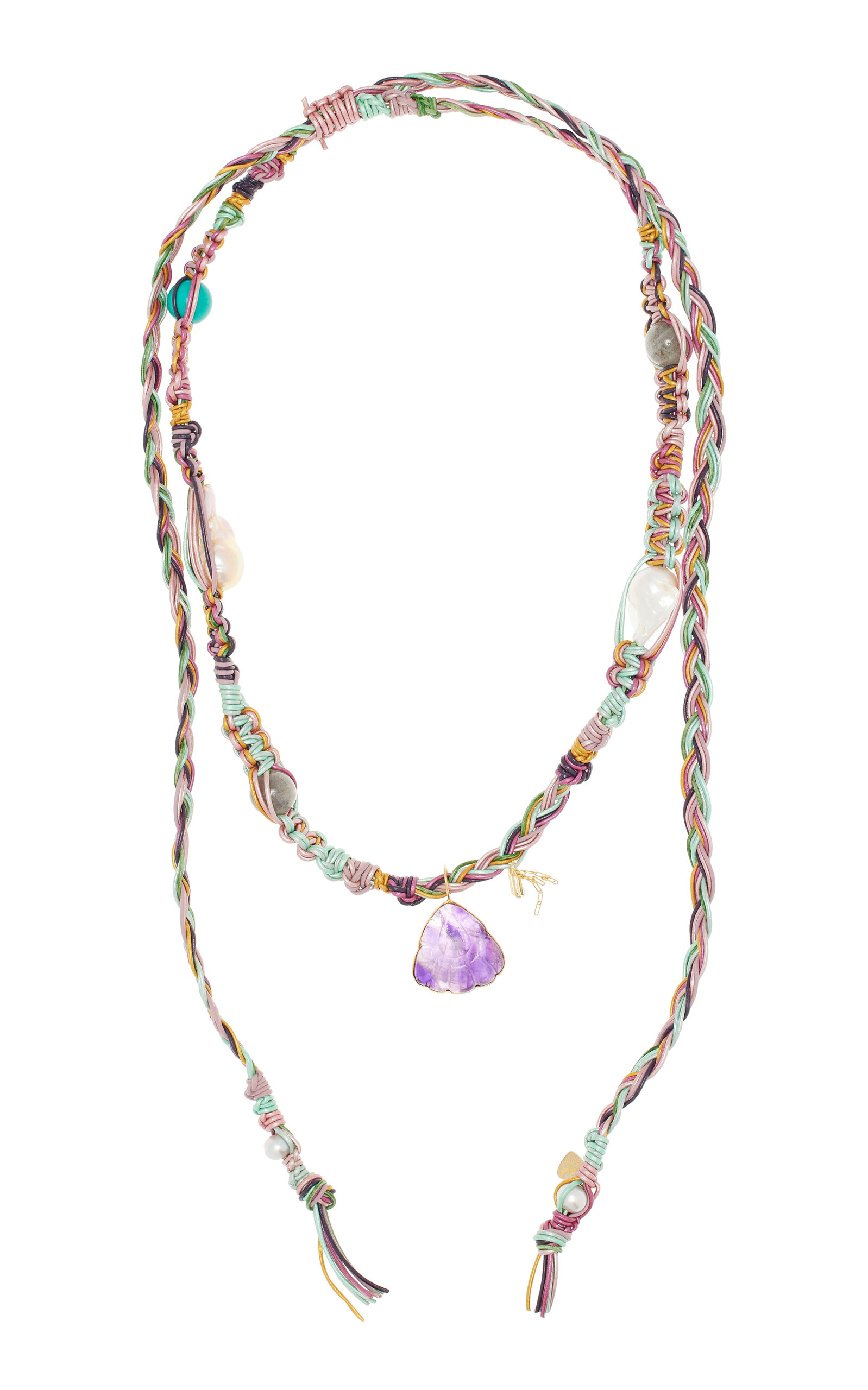 Shop Joie Digiovanni 18k Gold Multi-stone Necklace