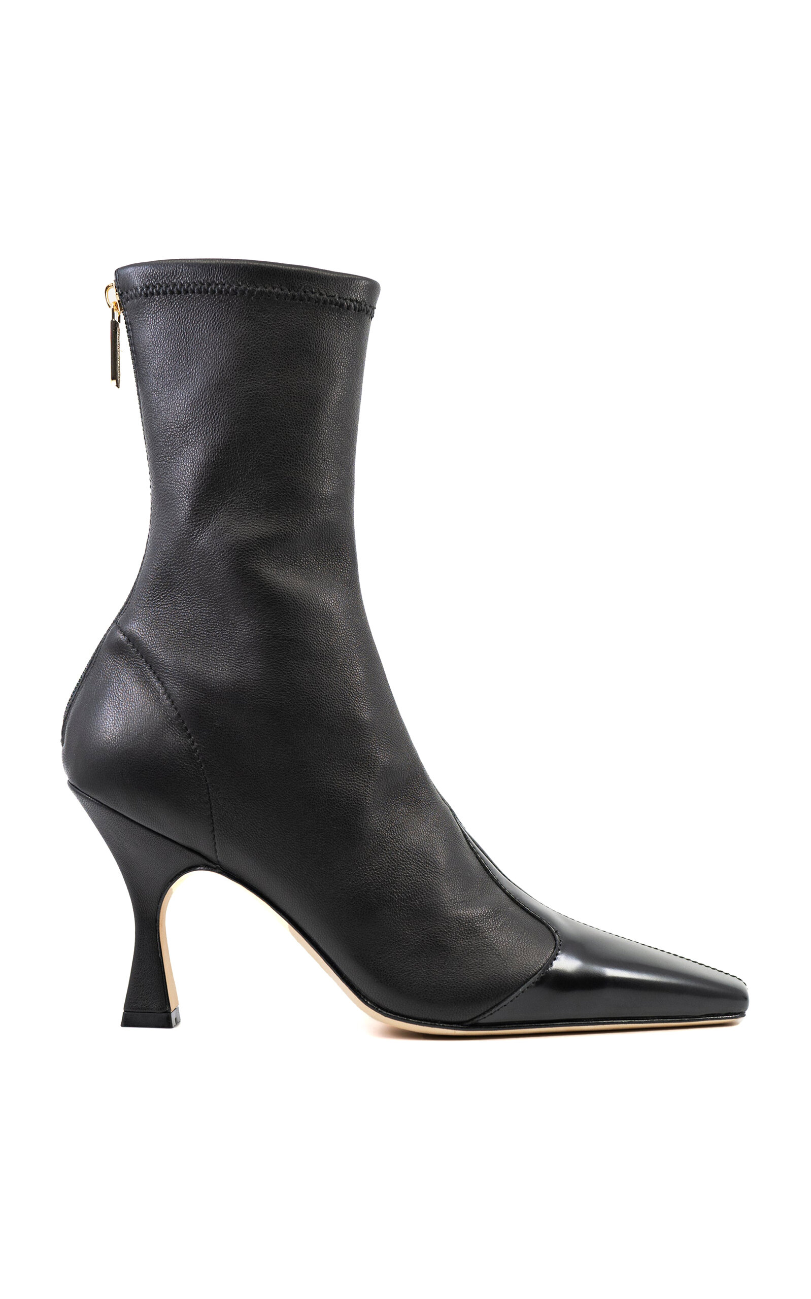 STUDIO AMELIA MAVERICK LEATHER ANKLE BOOTS 