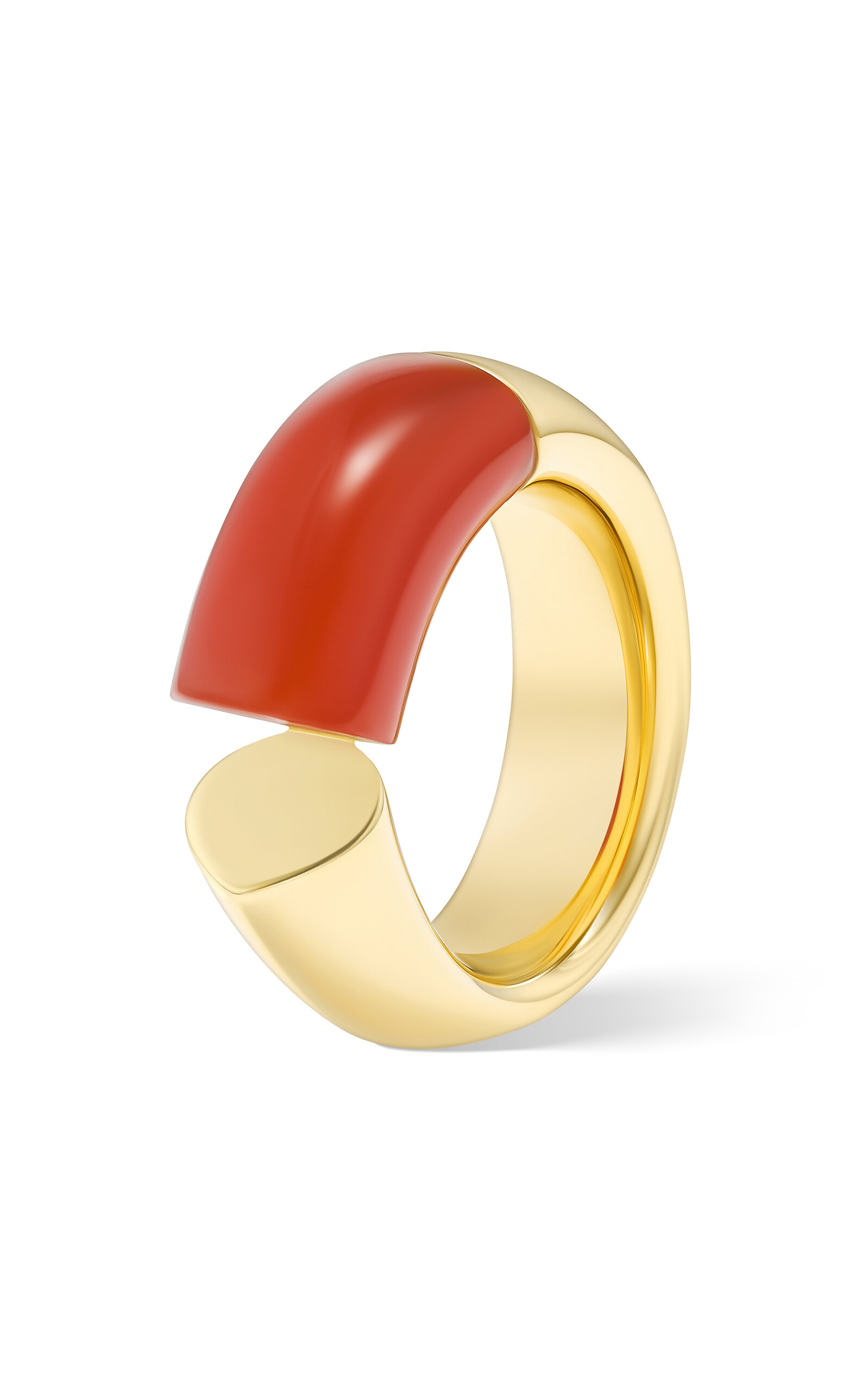 Oera 18K Fairmined Yellow Gold Carnelian Ring