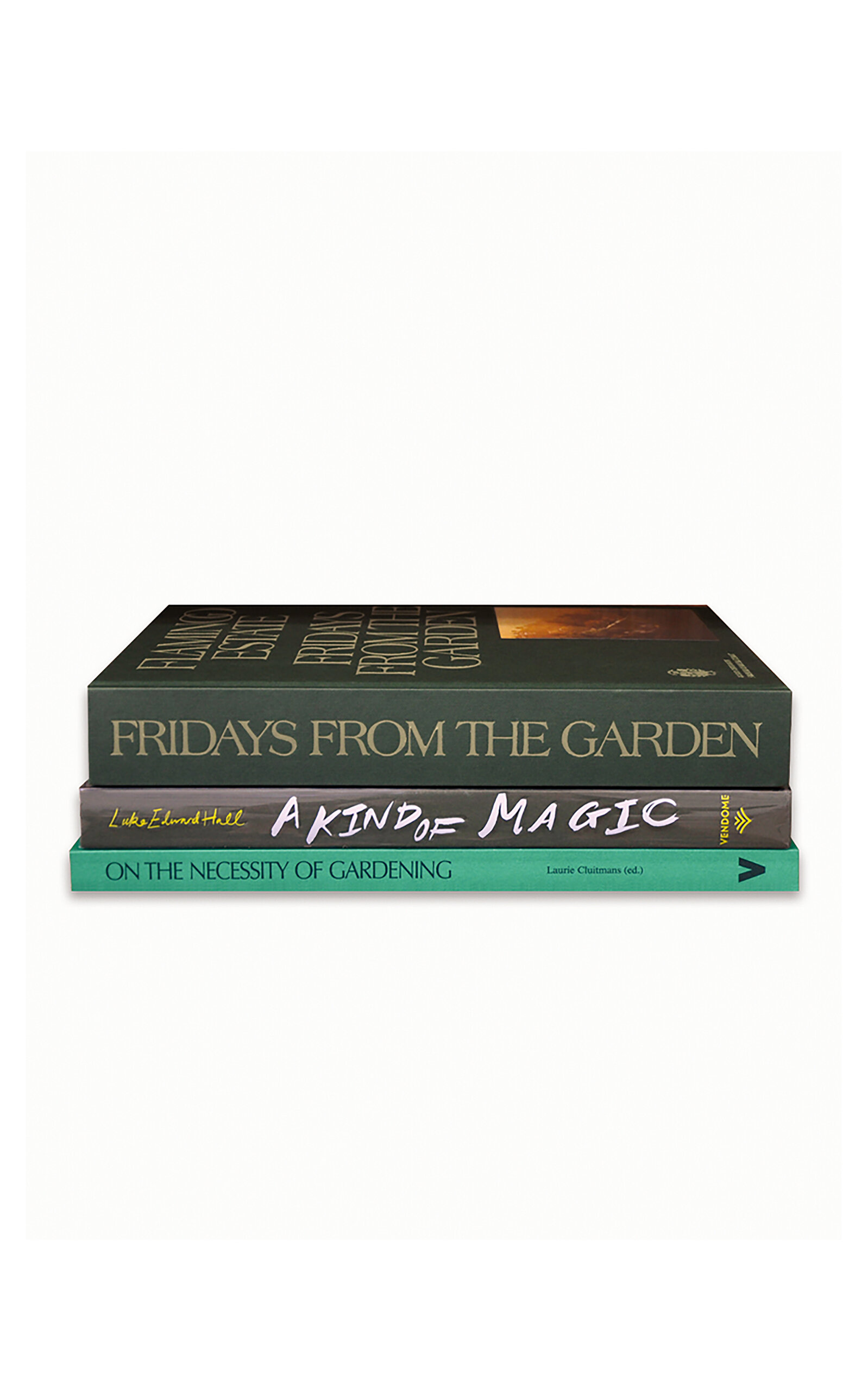 Shop Maison Plage The Garden Stack Set-of-three Books In Multi