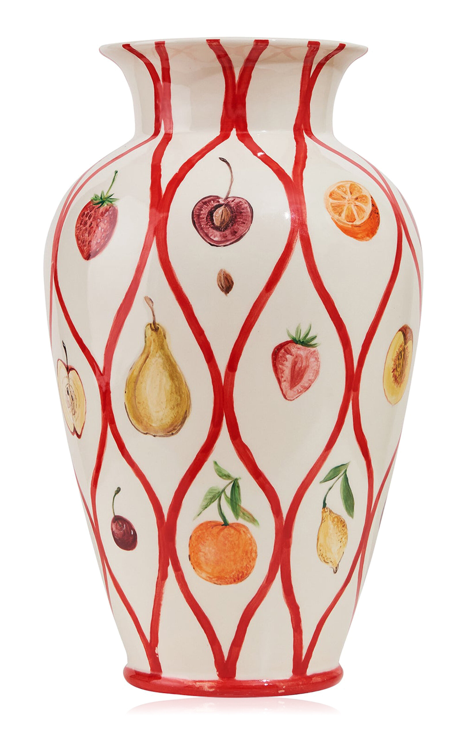 MISETTE STILL LIFE LARGE HAND-PAINTED VASE 