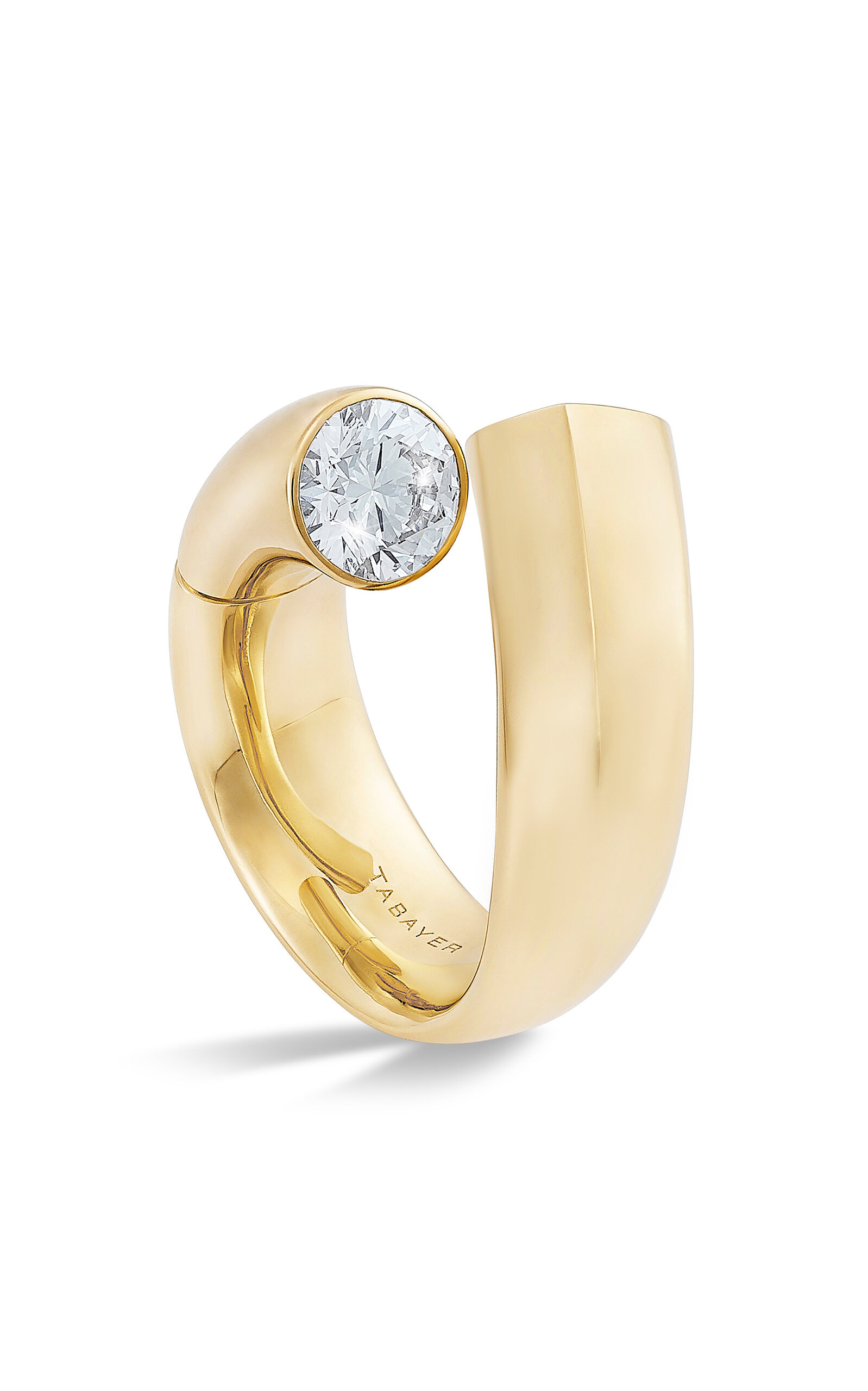 Shop Tabayer Oera 18k Fairmined Yellow Gold Diamond Ring