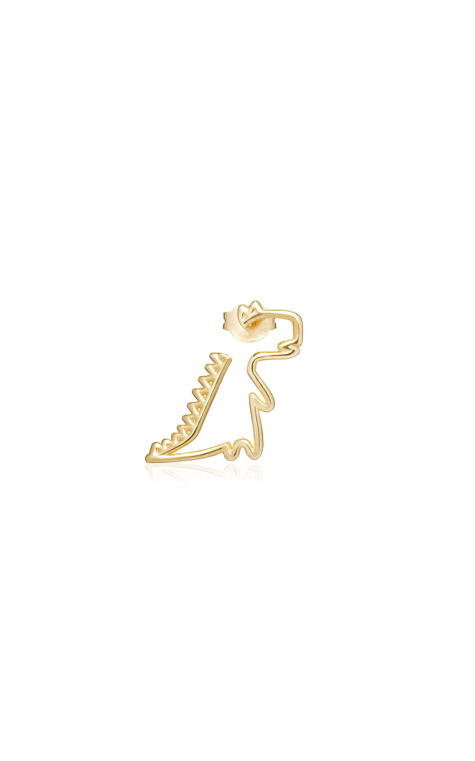 Dino Puro 9K Yellow Gold Single Earring