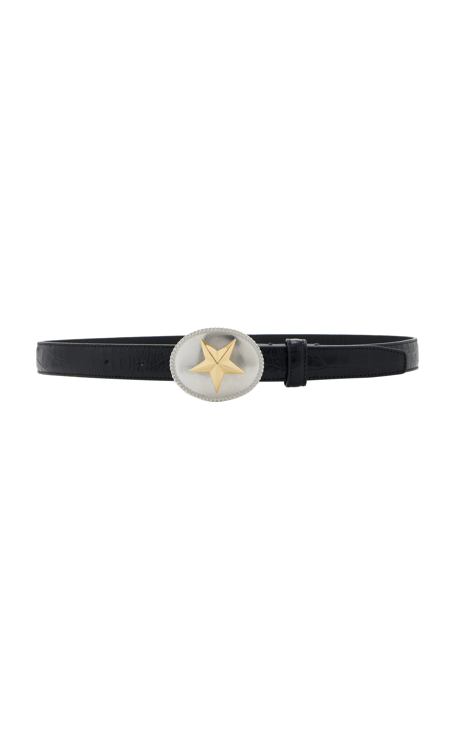 Shop Ben-amun Leather Belt In Black