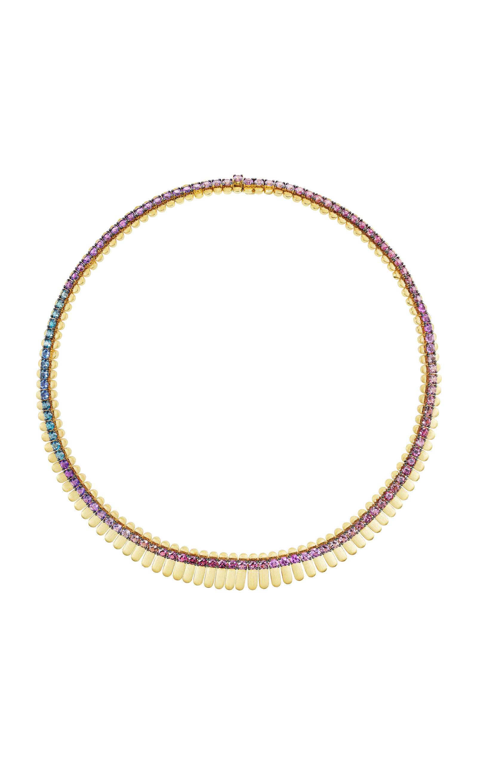 Painted Desert 18K Yellow Gold Multi-Stone Necklace