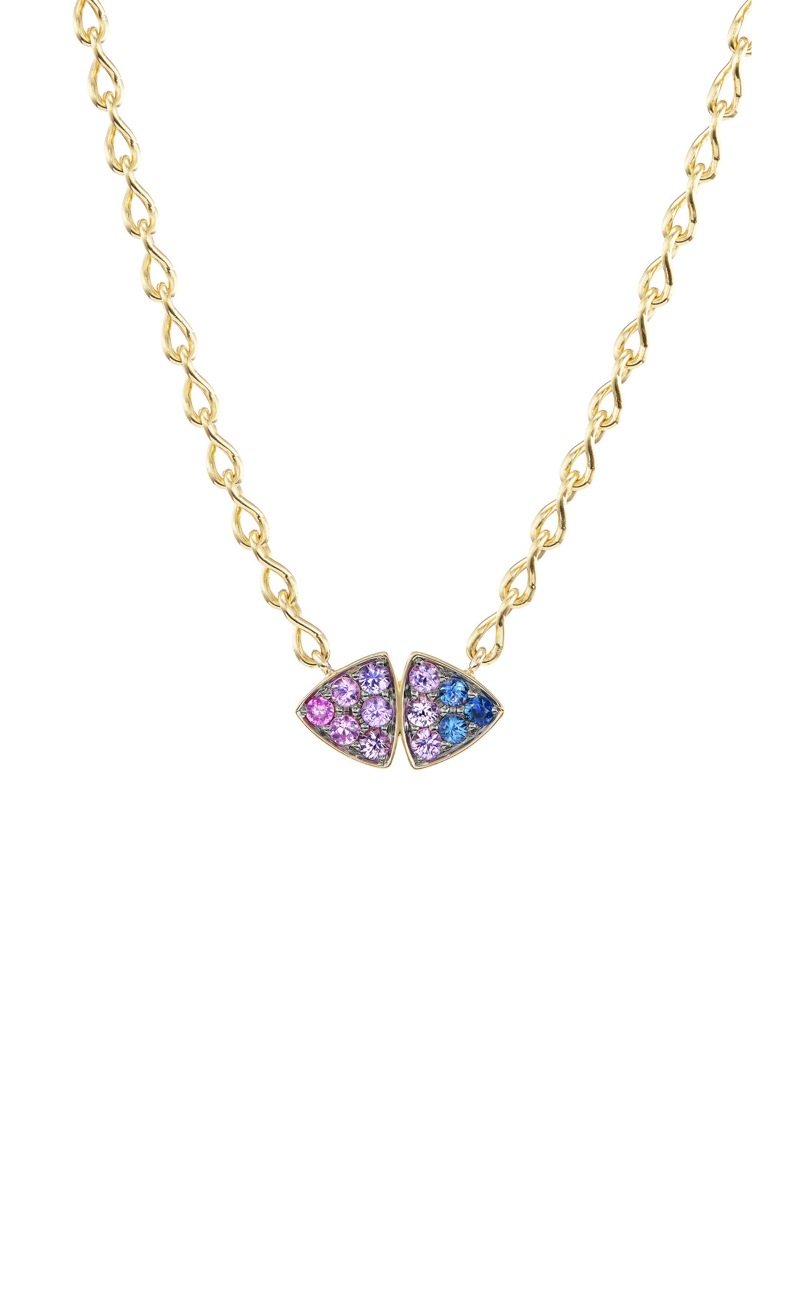 Candy Sky 18K Yellow Gold Sapphire Necklace