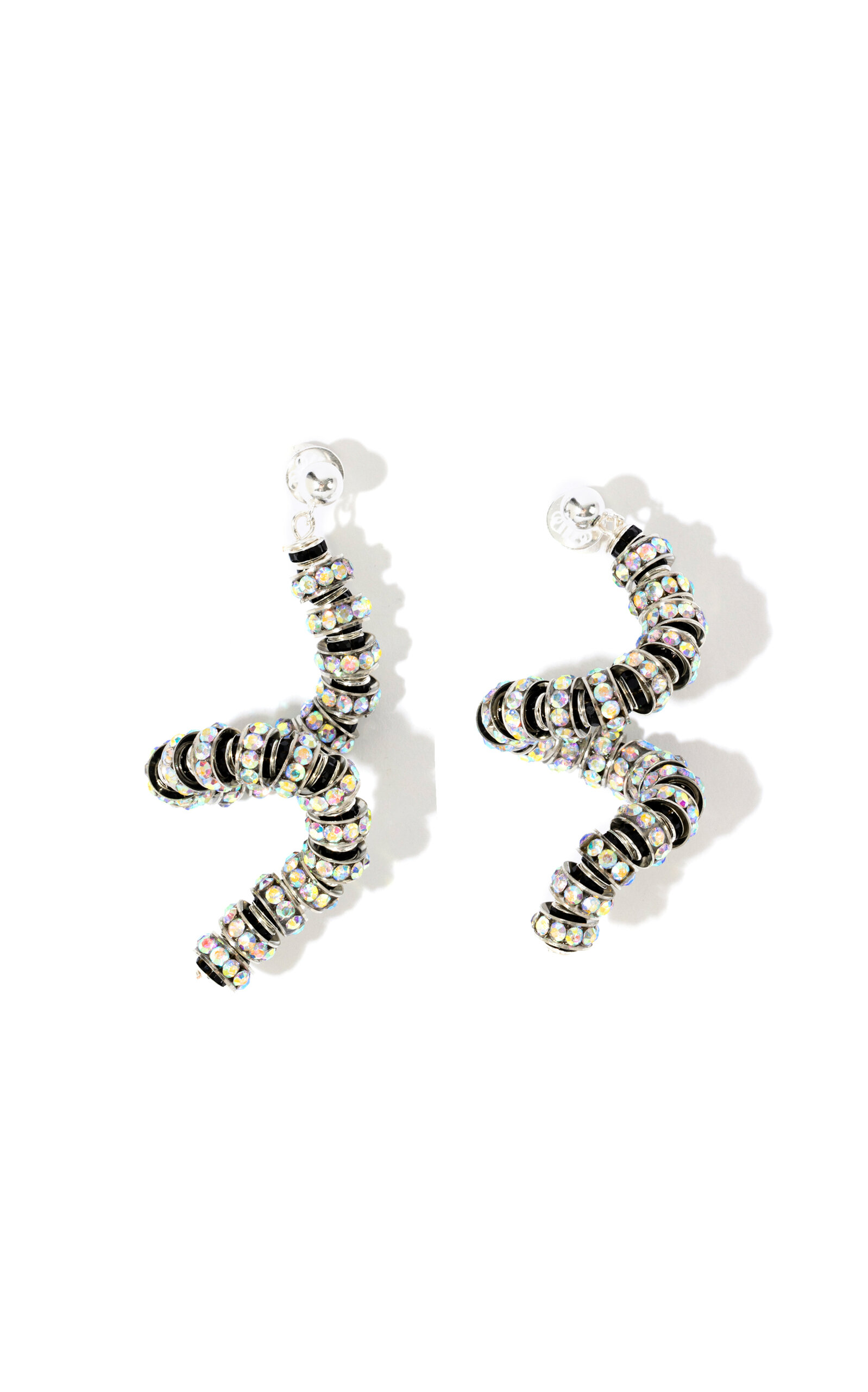 Shop Pearl Octopuss.y Viper Earrings In Stripe