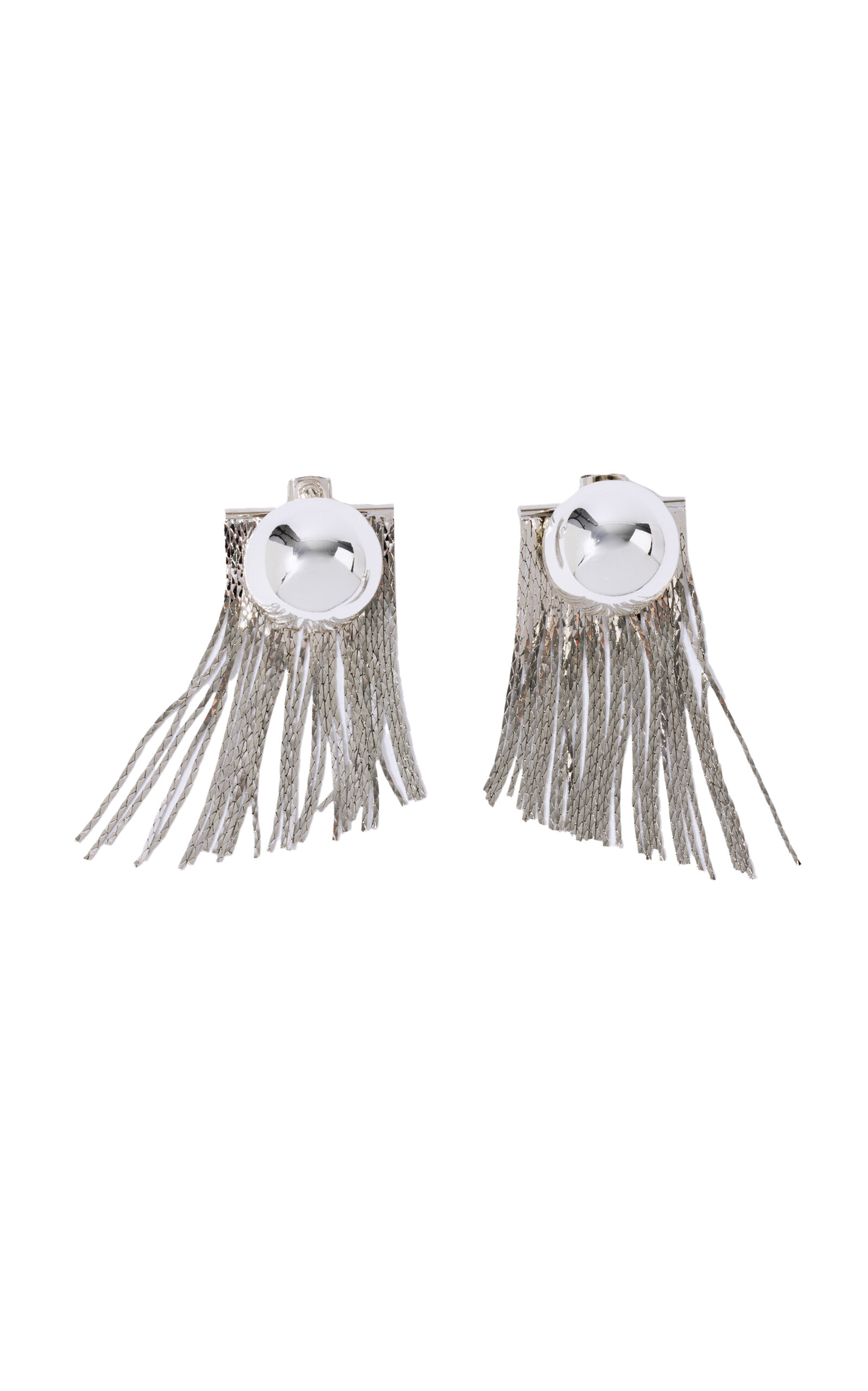 Shop Pearl Octopuss.y Medusa Earrings In Silver