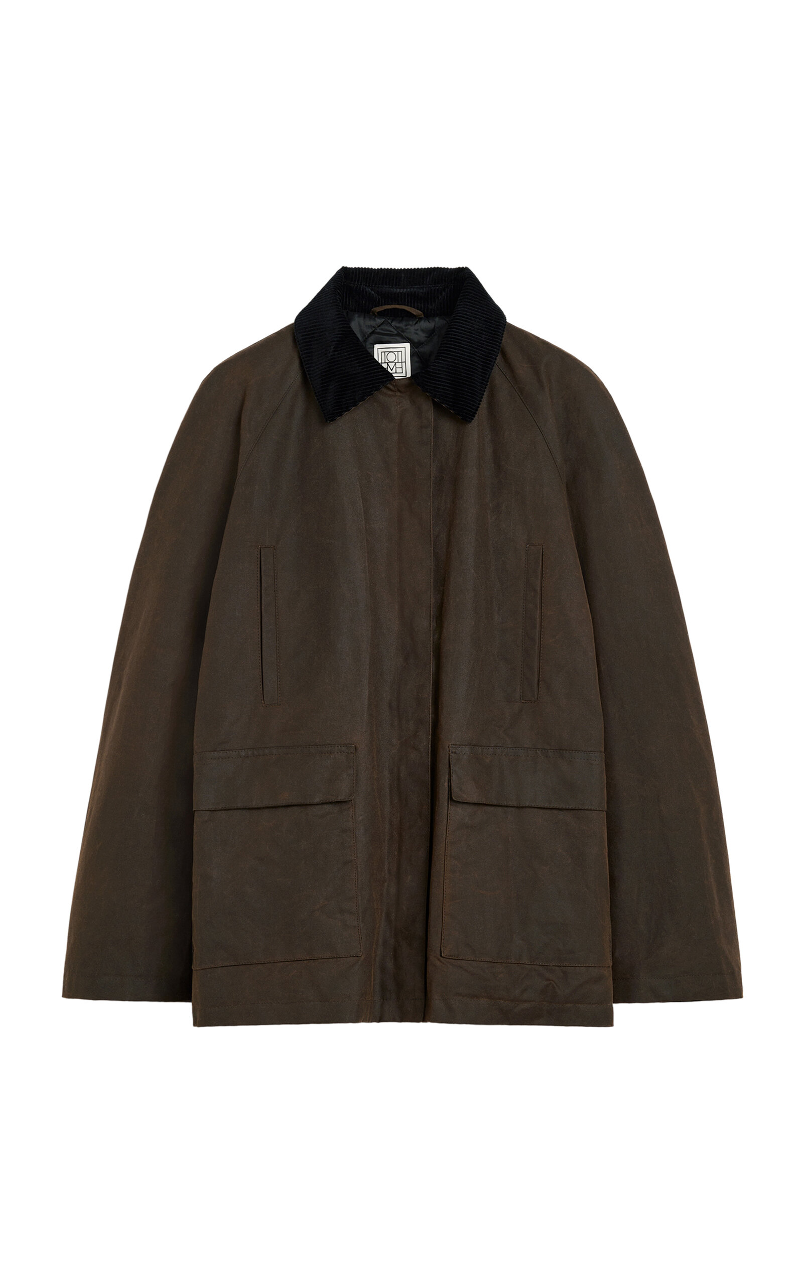 Totême Country Cotton Jacket In Brown