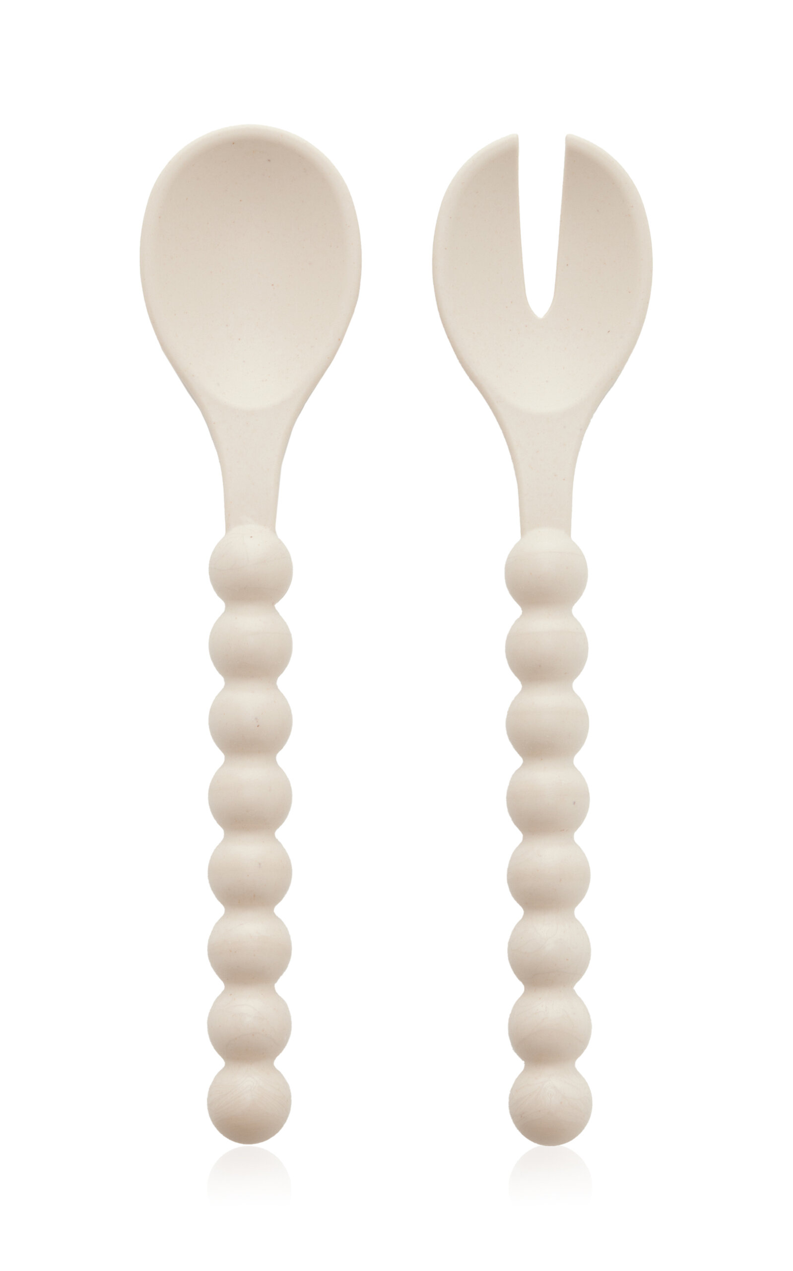 Maison Balzac Cloud Set-of-two Serving Spoons In Ivory