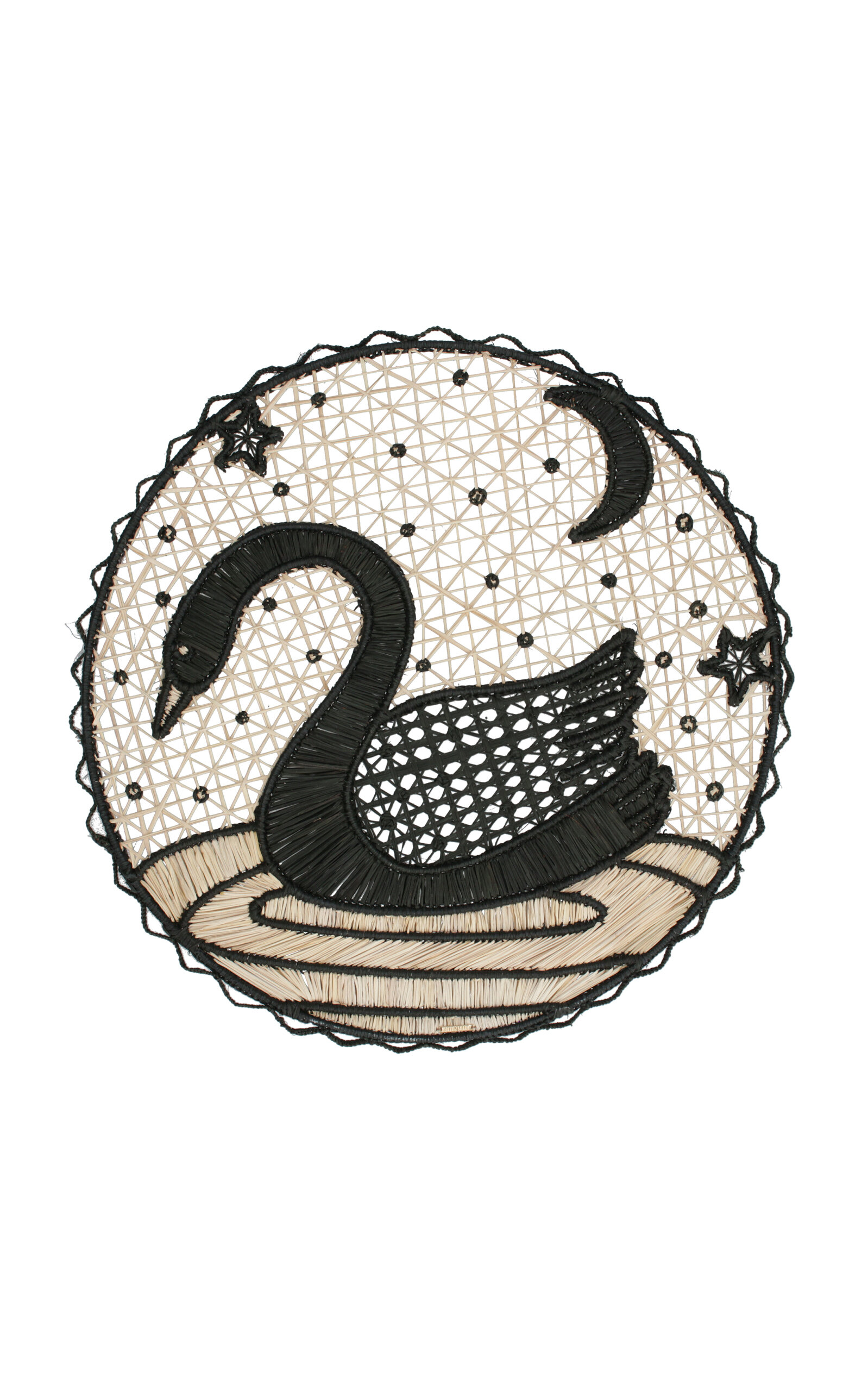 Shop Mercedes Salazar Set-of-two; Black Swan Placemat