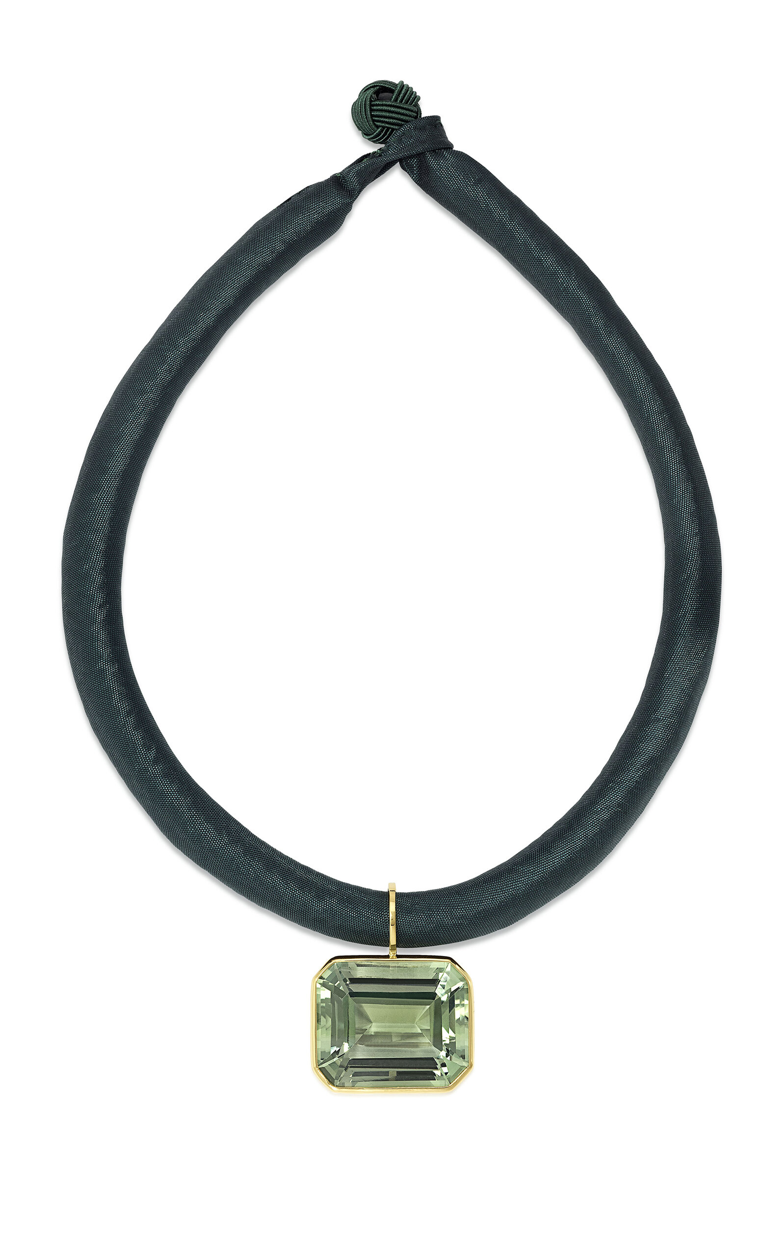 Sauer Yvonne18k Yellow Gold Multi-stone Necklace In Green