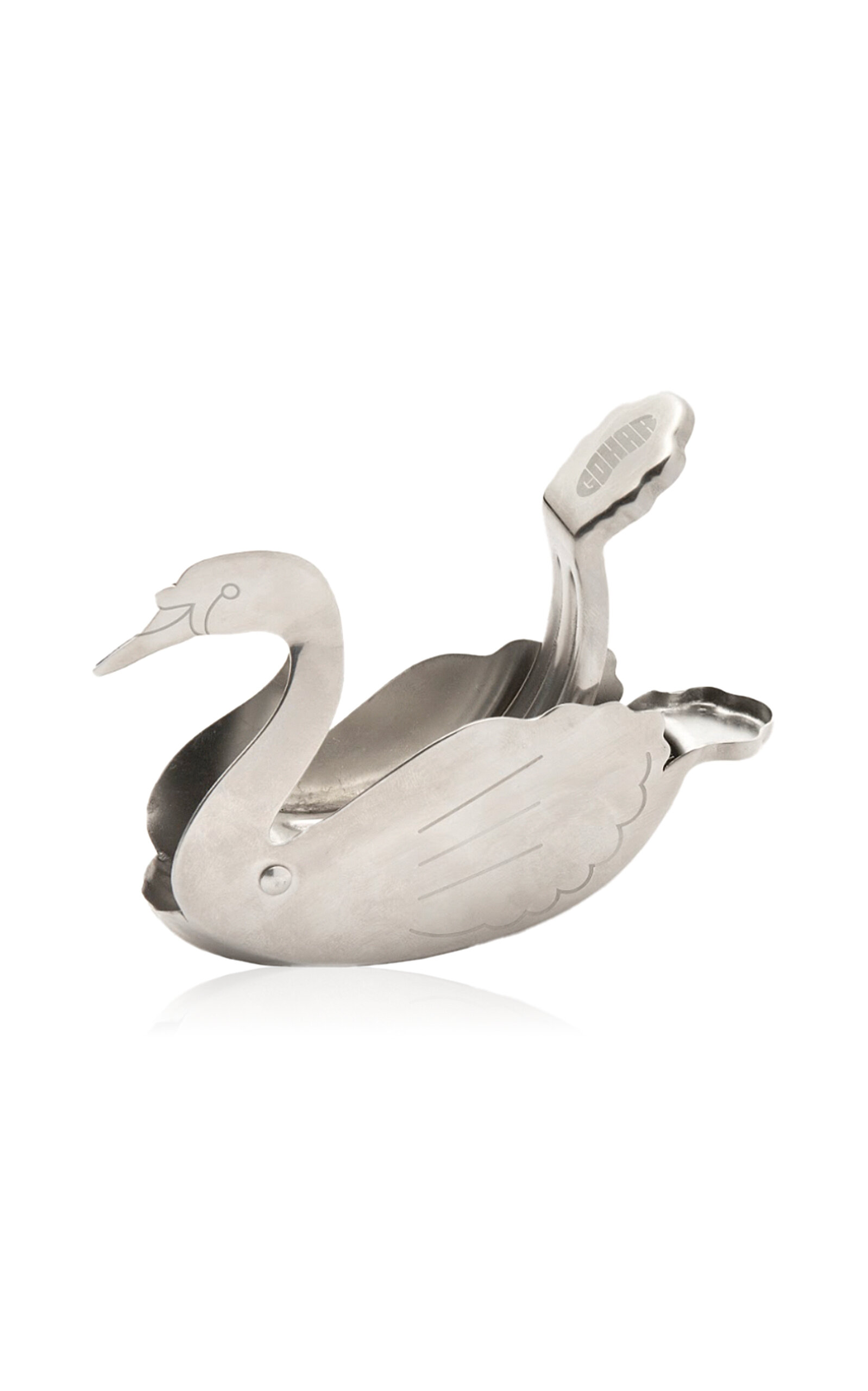 Shop Gohar World Lemon Squeezer; Swan In Silver