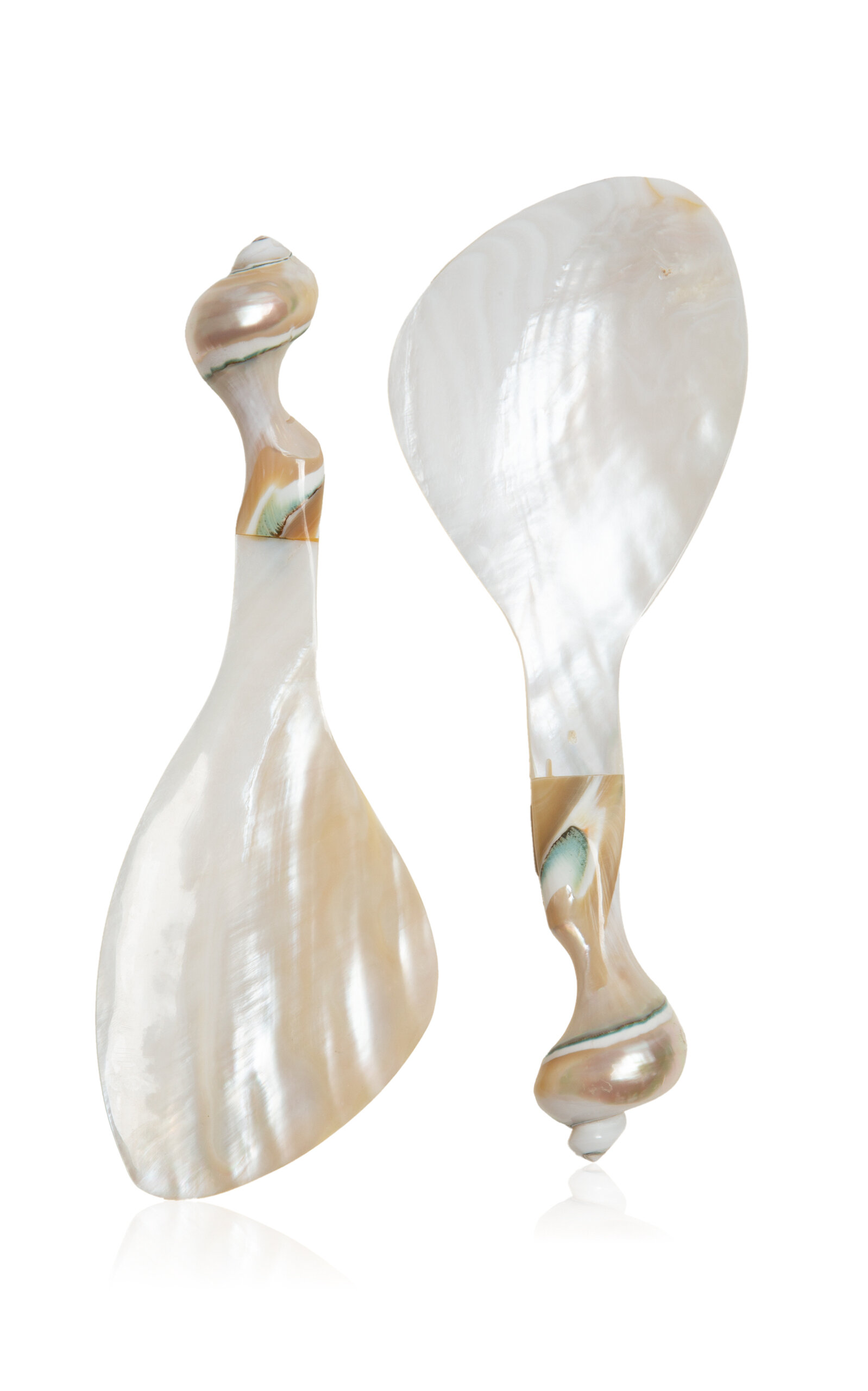 Shop Gohar World Salad Servers; Mother Of Pearl In Multi