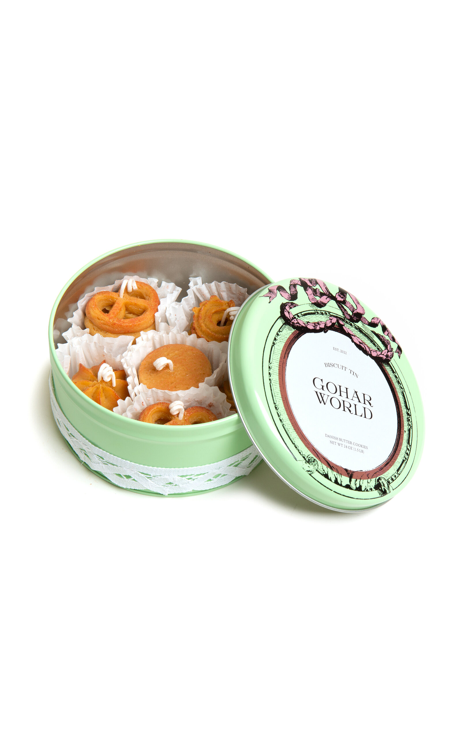 Shop Gohar World Candle;  Biscuit Tin In Multi