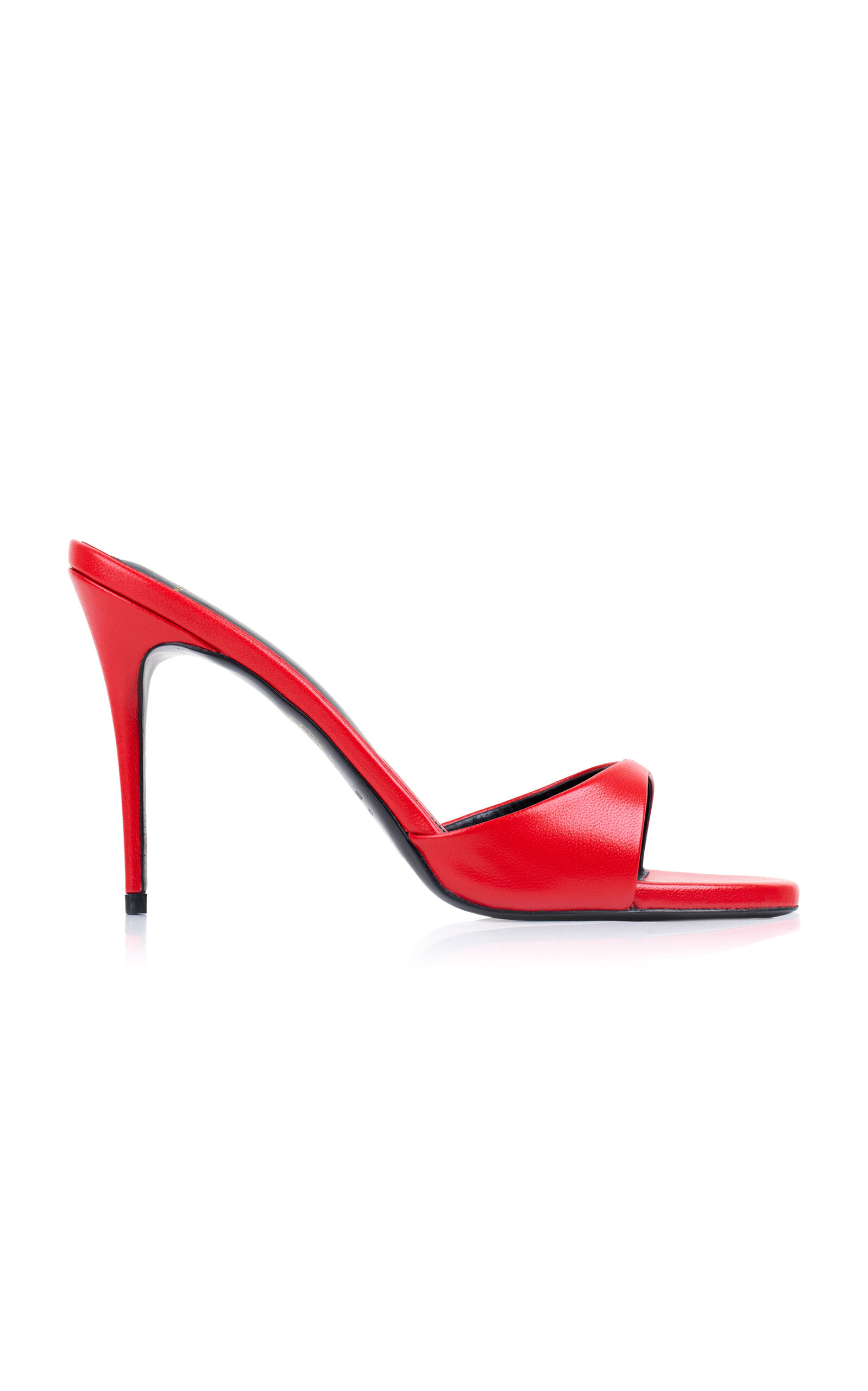 Shop Maison Ernest Lidylle Leather Mules In Red