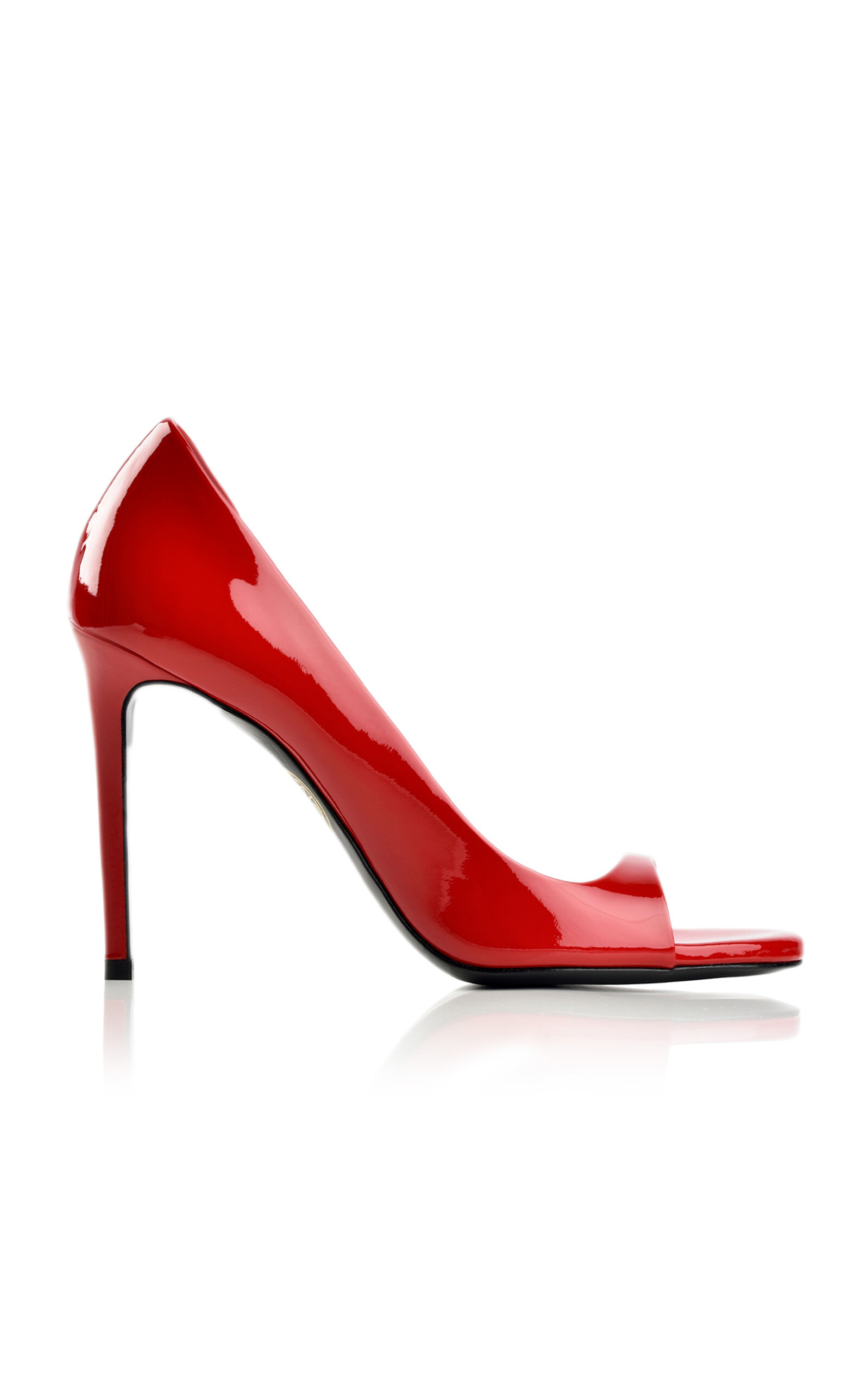 Shop Maison Ernest Plasir Patent Leather Pumps In Red