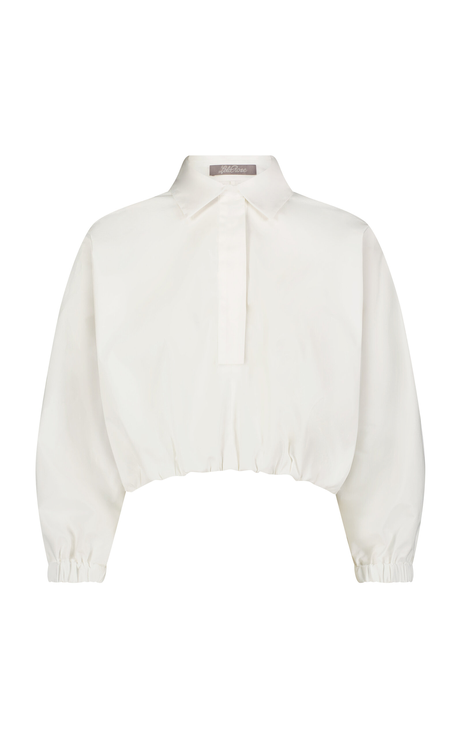 Cropped Cotton Poplin Shirt